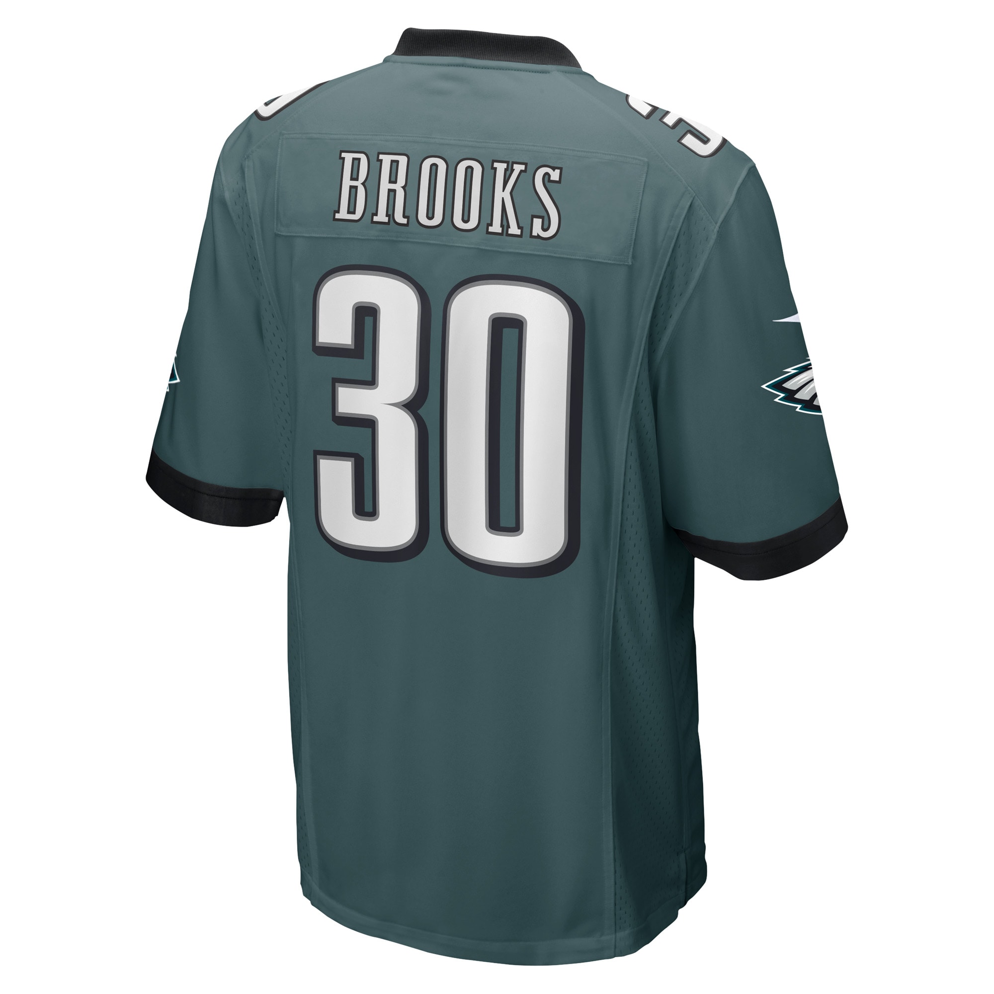 Kennedy Brooks Philadelphia EaglesGame Player Jersey - Midnight Green