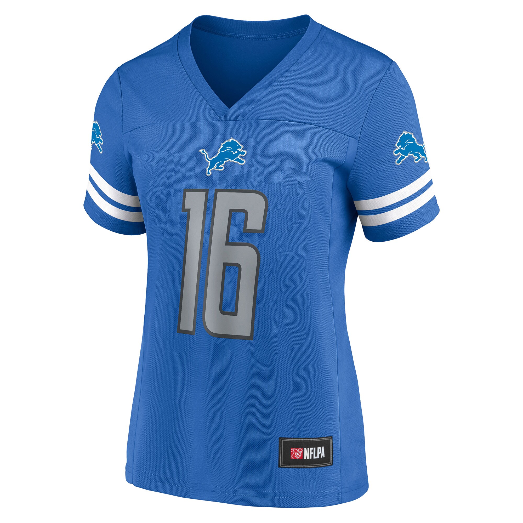 Women's Jared Goff Blue Detroit Lions Game Time Player Jersey