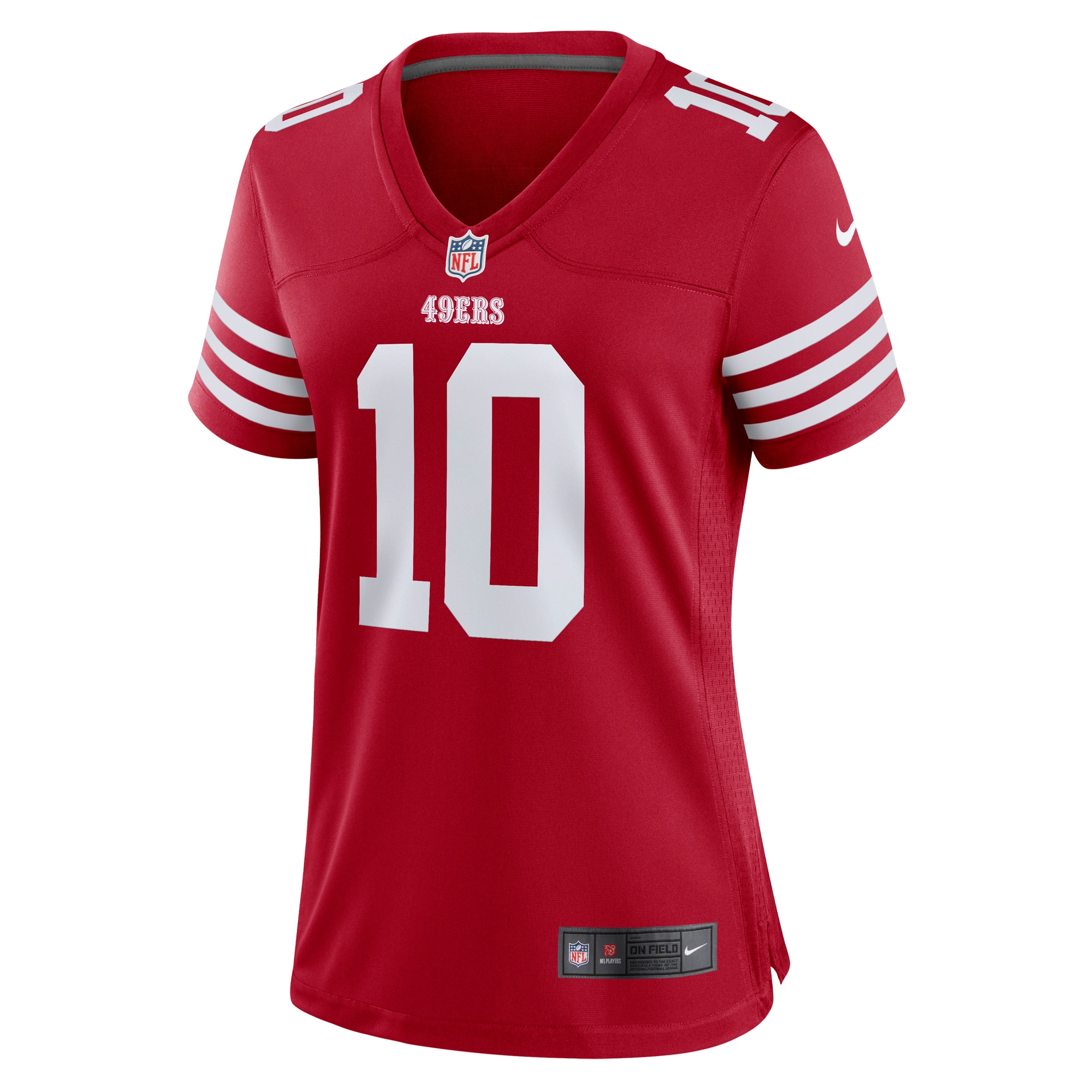 Ronnie Bell San Francisco 49ers Women's Team Game Jersey - Scarlet