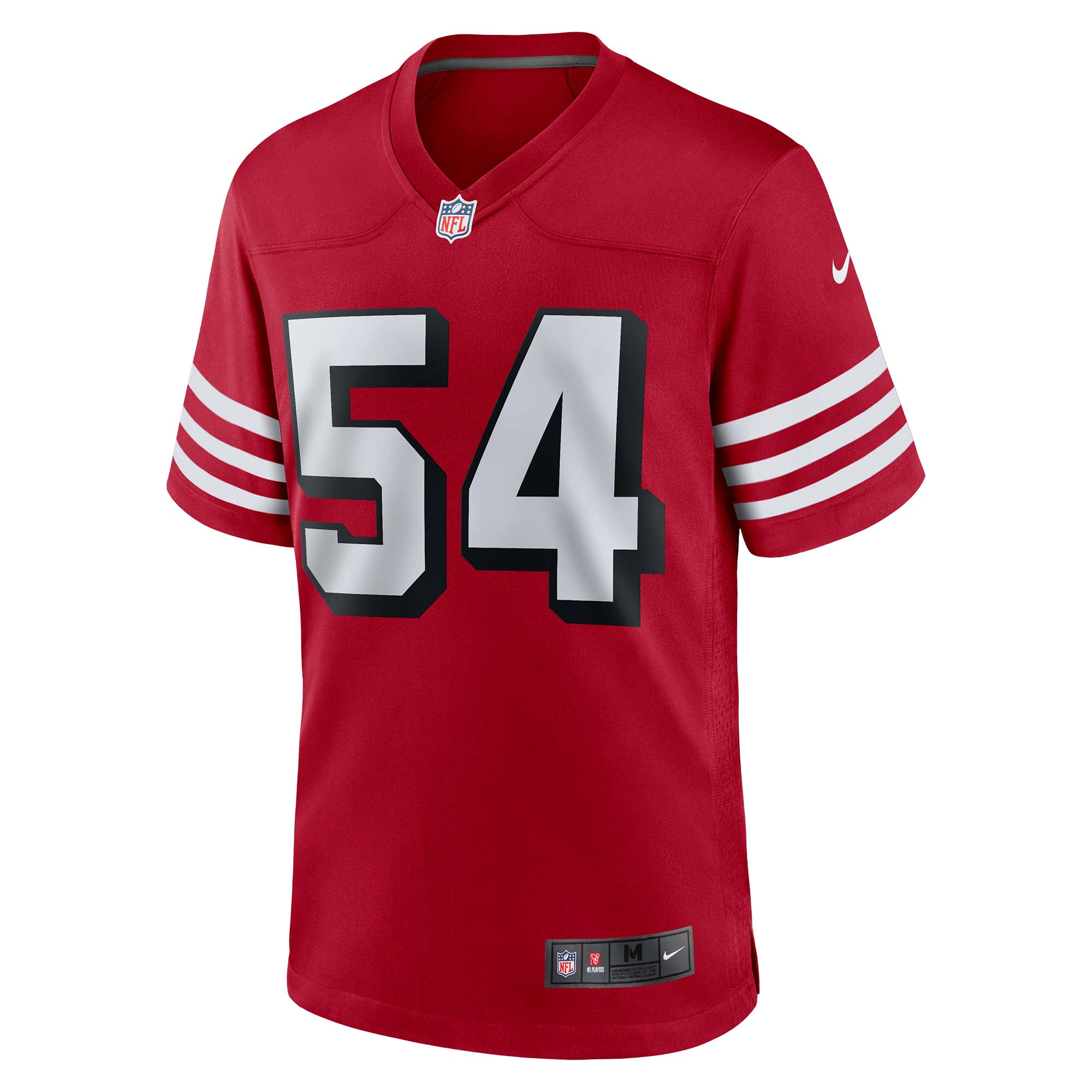 Fred Warner San Francisco 49ersAlternate Game Jersey - Scarlet