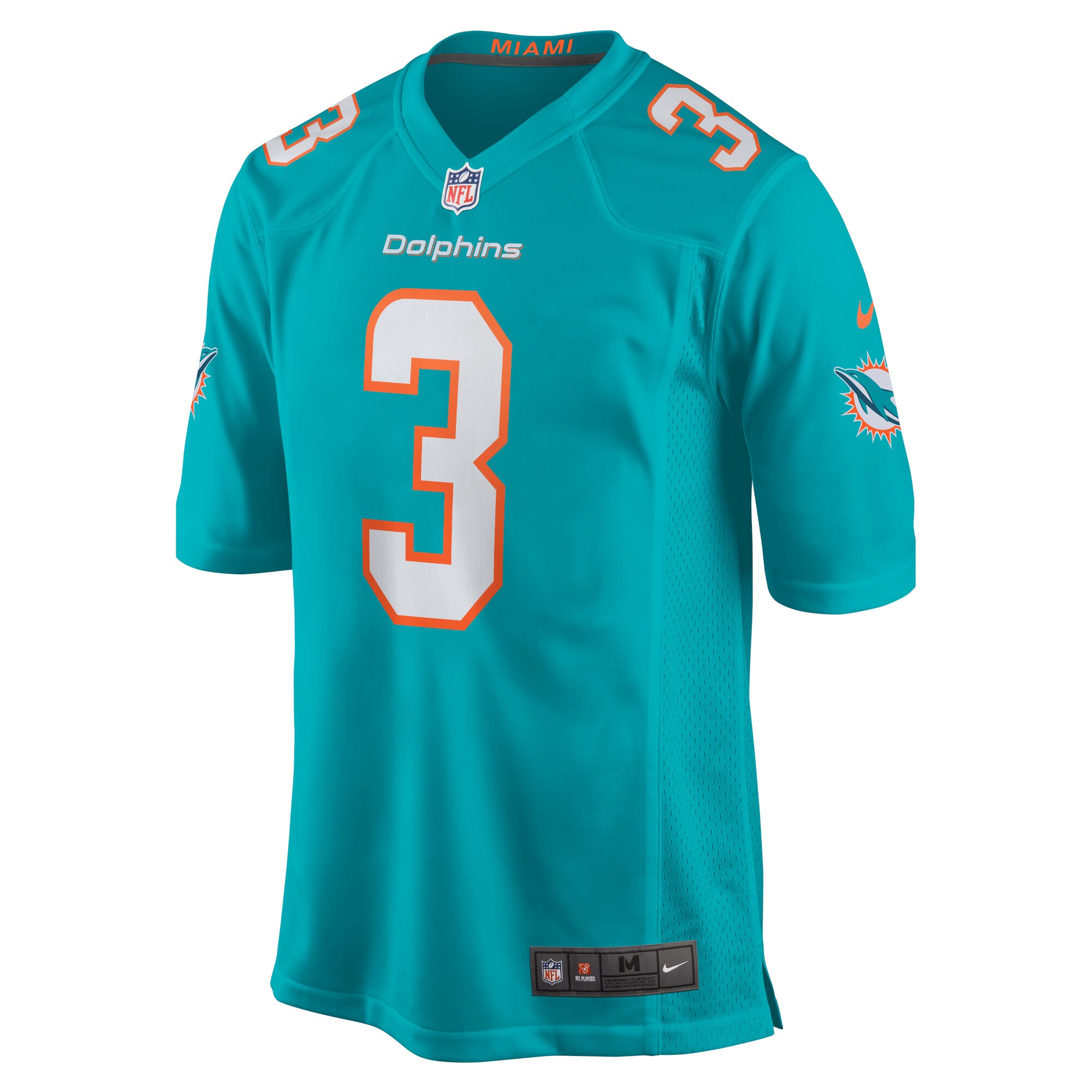 Will Fuller V Miami DolphinsGame Jersey - Aqua
