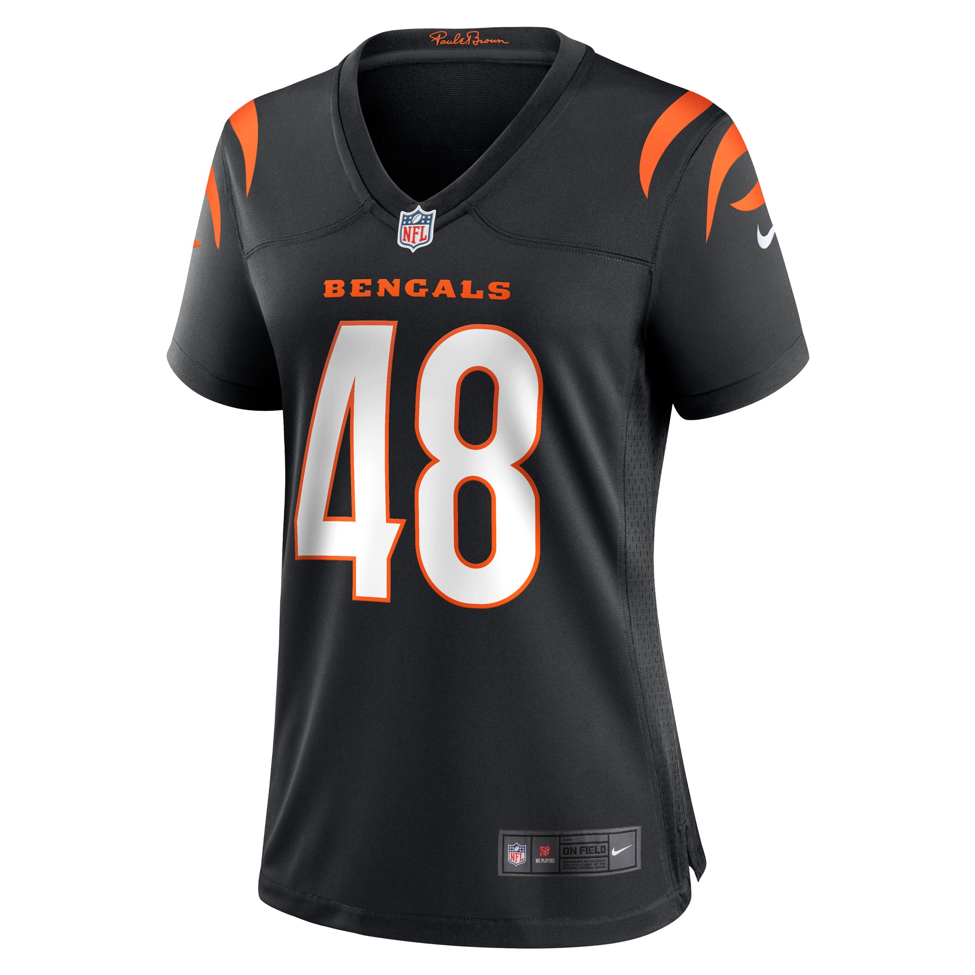 Cal Adomitis Cincinnati Bengals Women's Game Player Jersey - Black