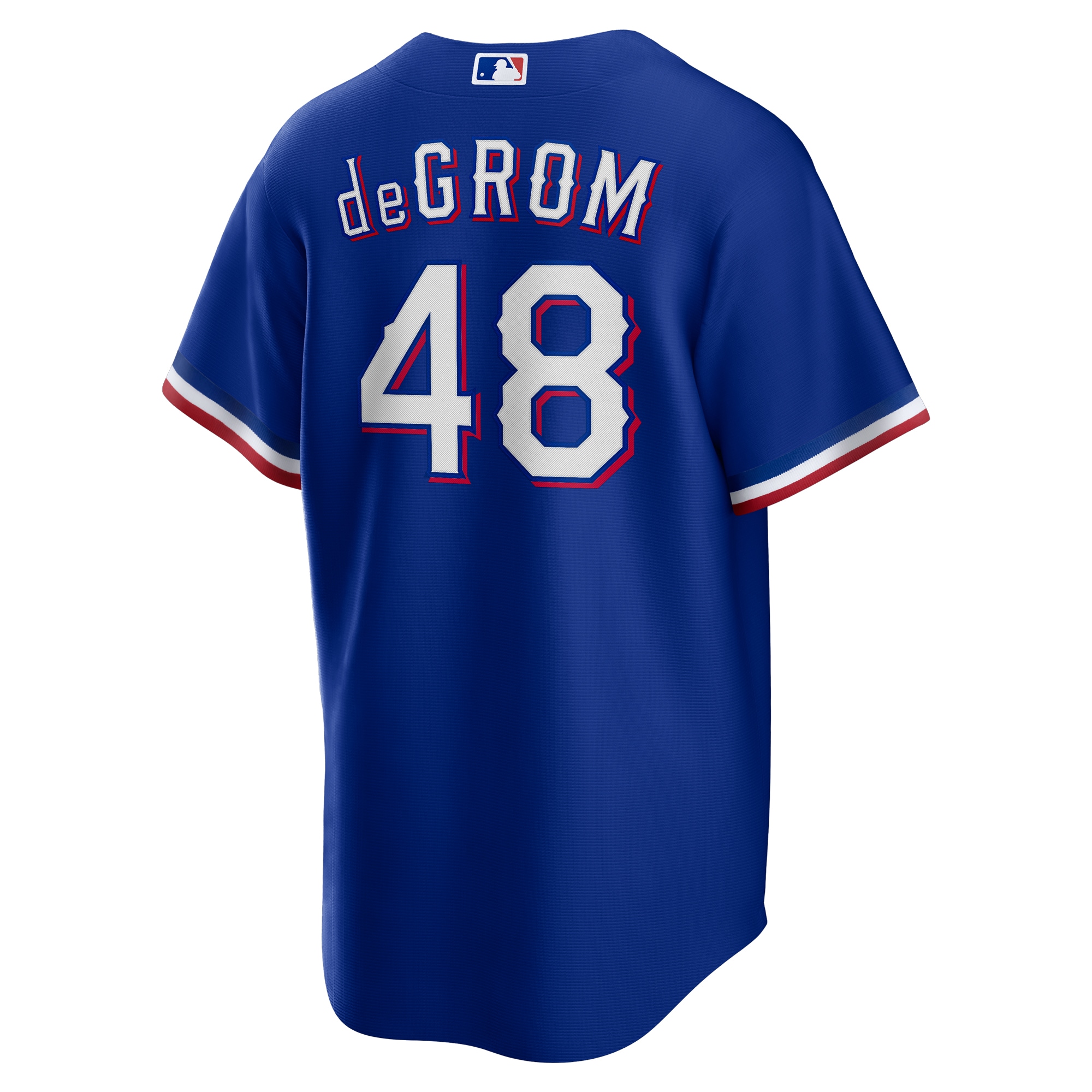 Jacob deGrom Texas RangersAway Replica Player Jersey - Royal