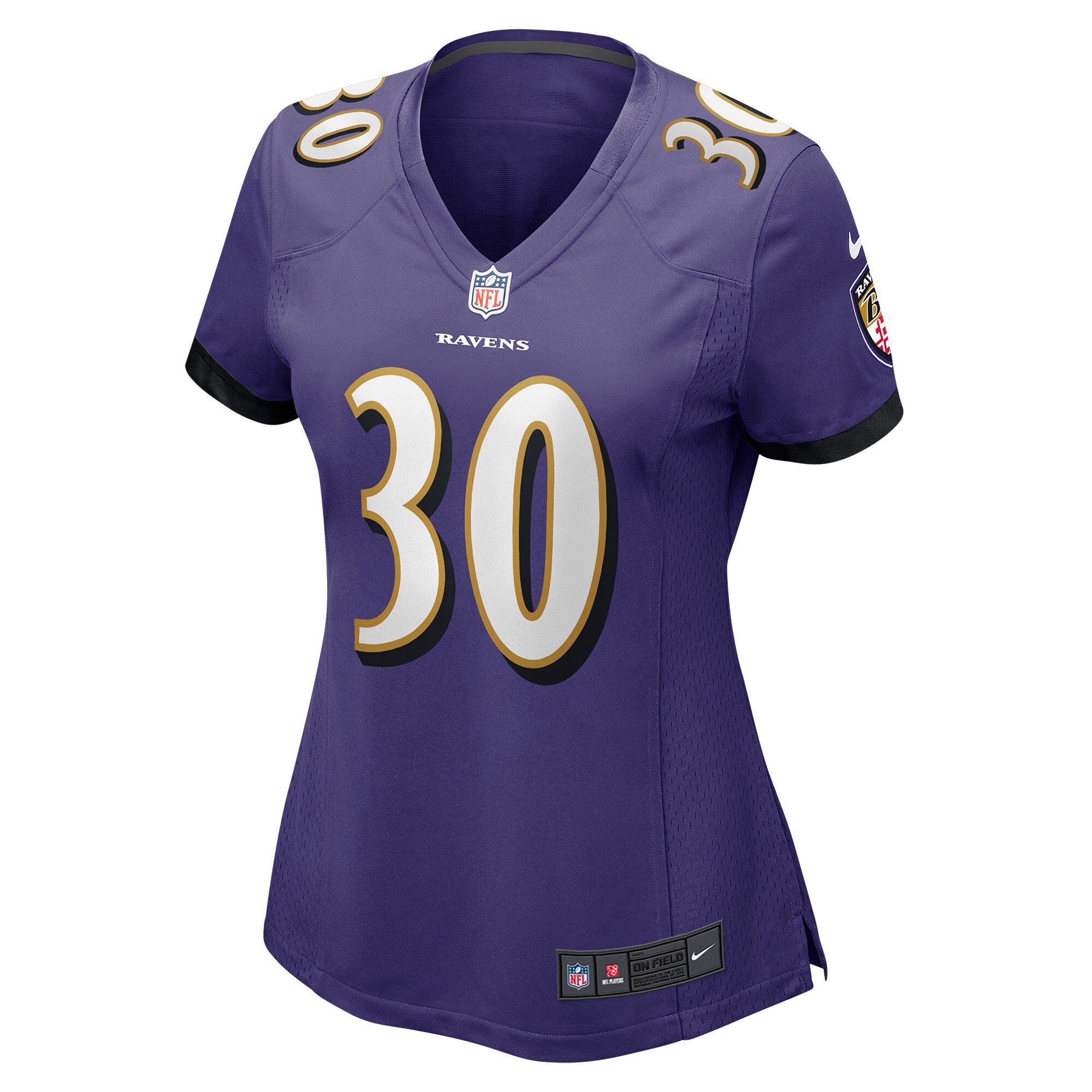 Tyler Badie Baltimore Ravens Women's Player Game Jersey - Purple