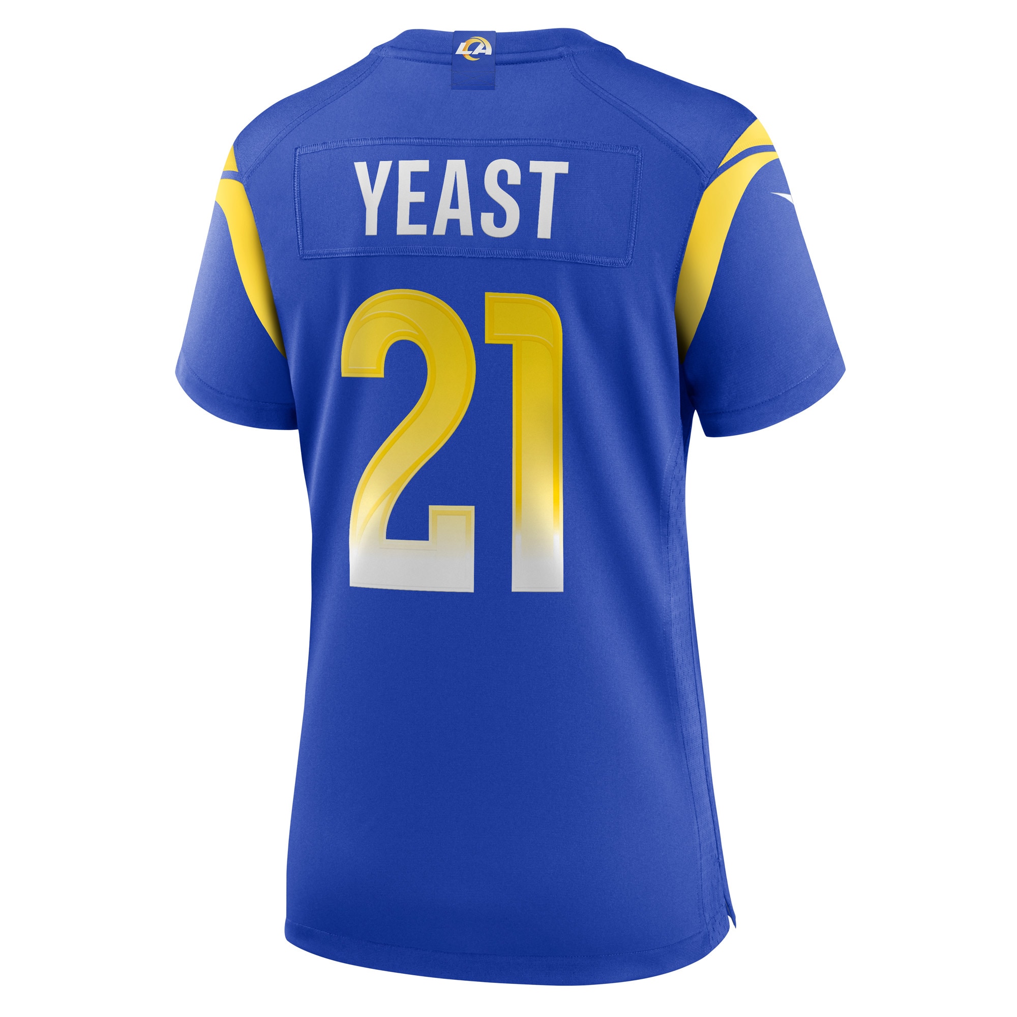 Russ Yeast Los Angeles Rams Women's Game Player Jersey - Royal