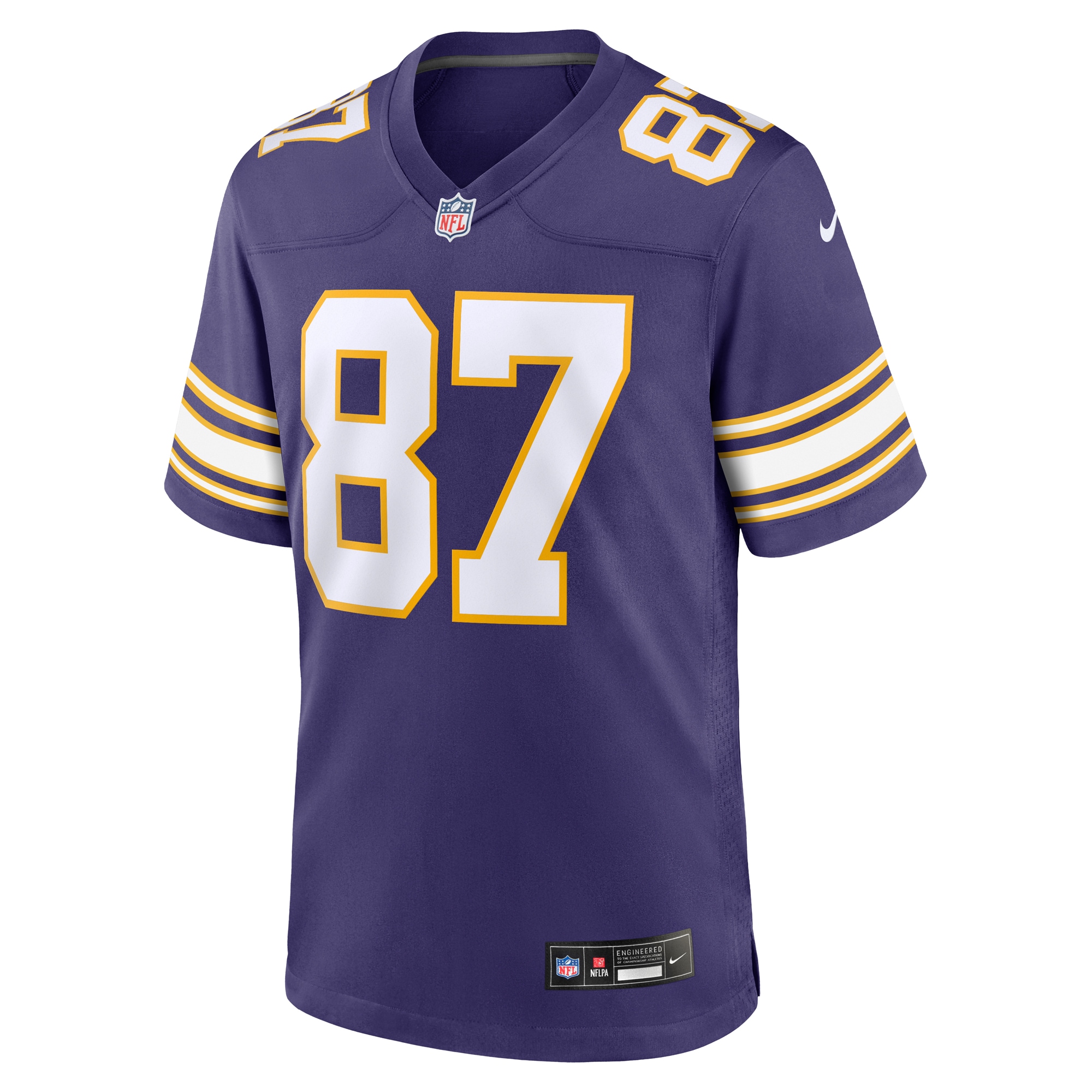 T.J. Hockenson Minnesota VikingsClassic Player Game Jersey - Purple