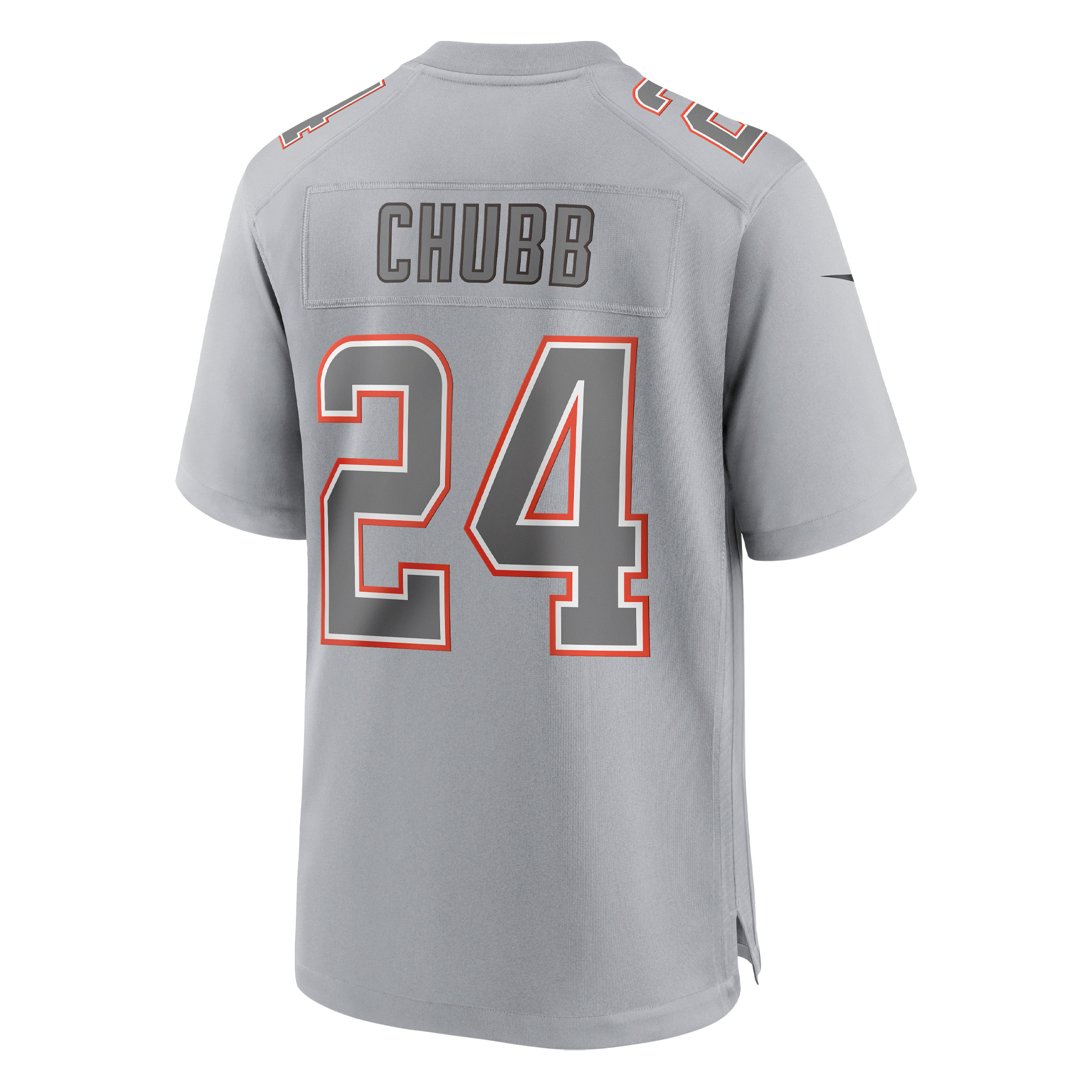Nick Chubb Cleveland BrownsAtmosphere Fashion Game Jersey - Gray