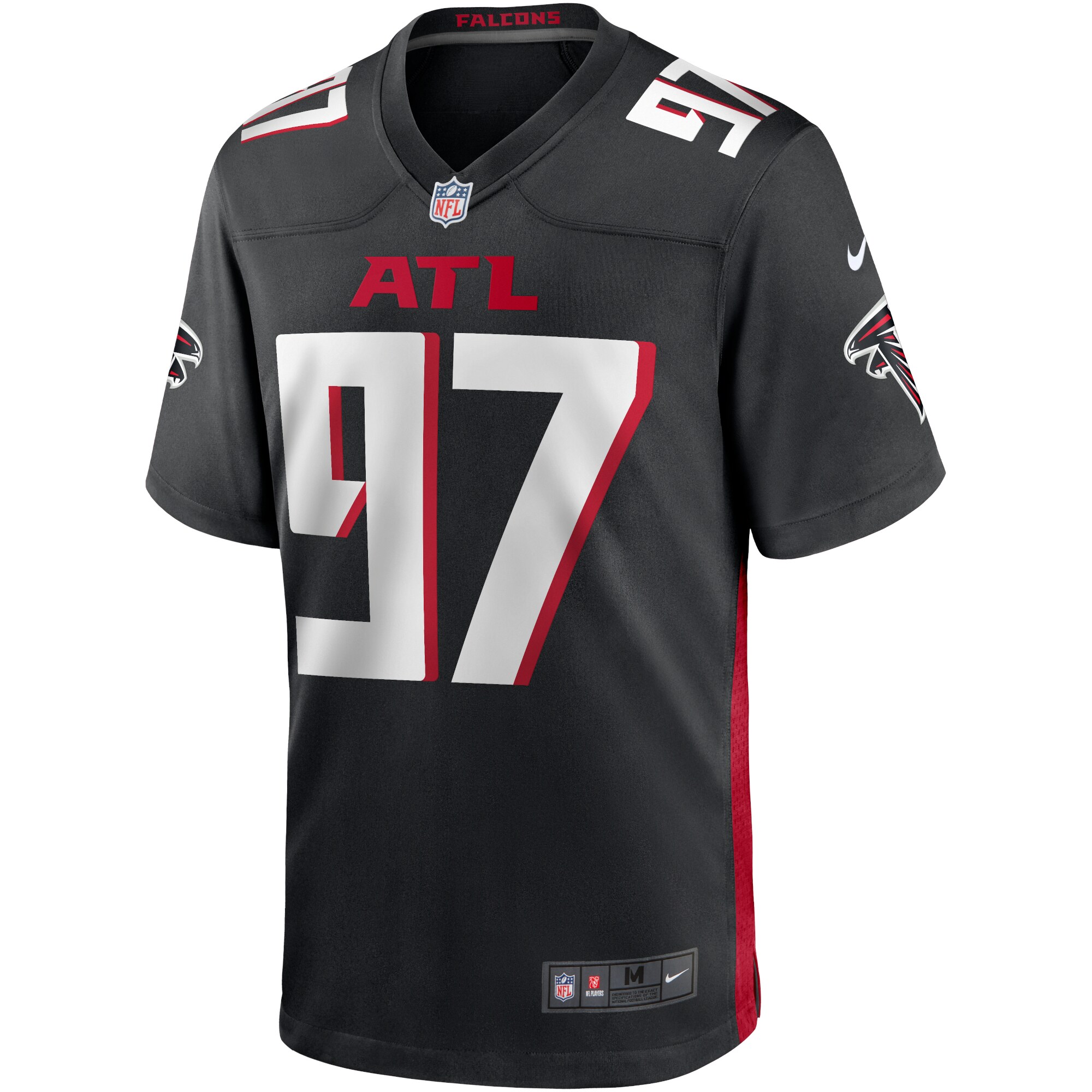 Grady Jarrett Atlanta FalconsGame Player Jersey - Black