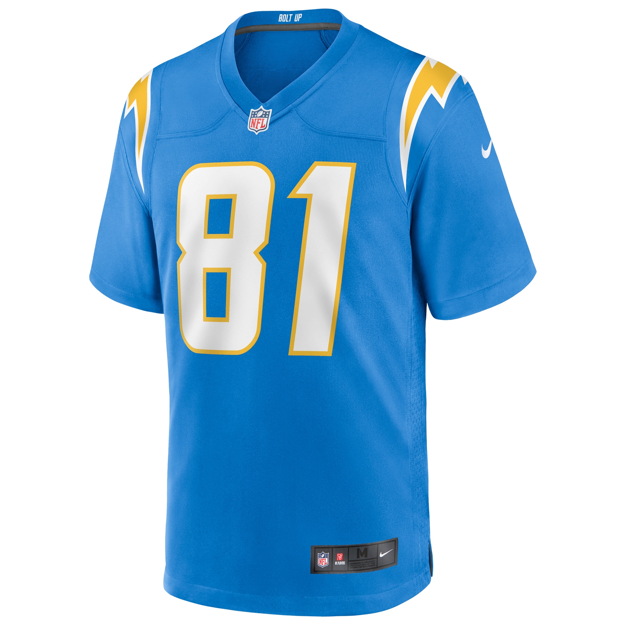 Mike Williams Los Angeles ChargersGame Jersey - Powder Blue