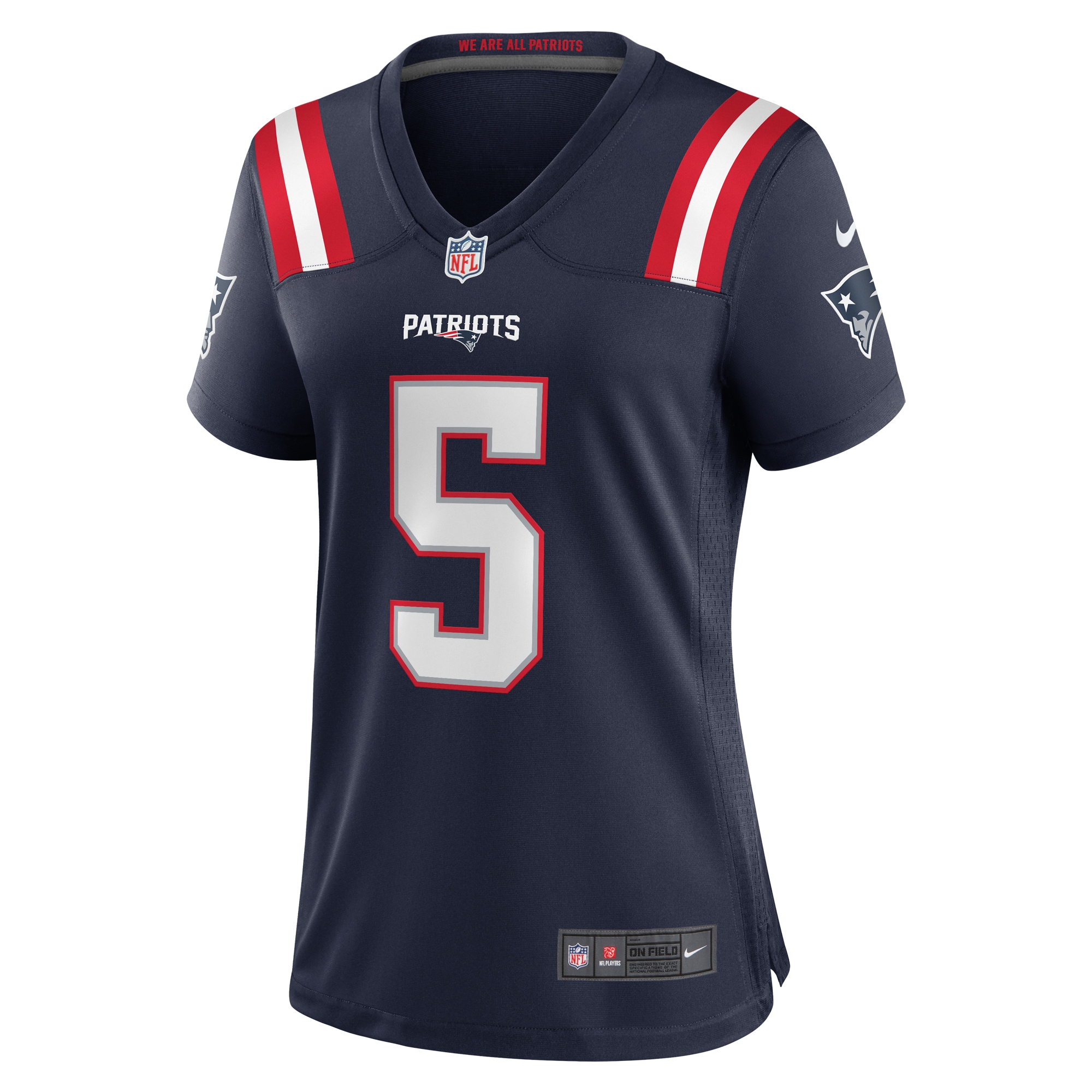 Jabrill Peppers New England Patriots Women's Game Player Jersey - Navy