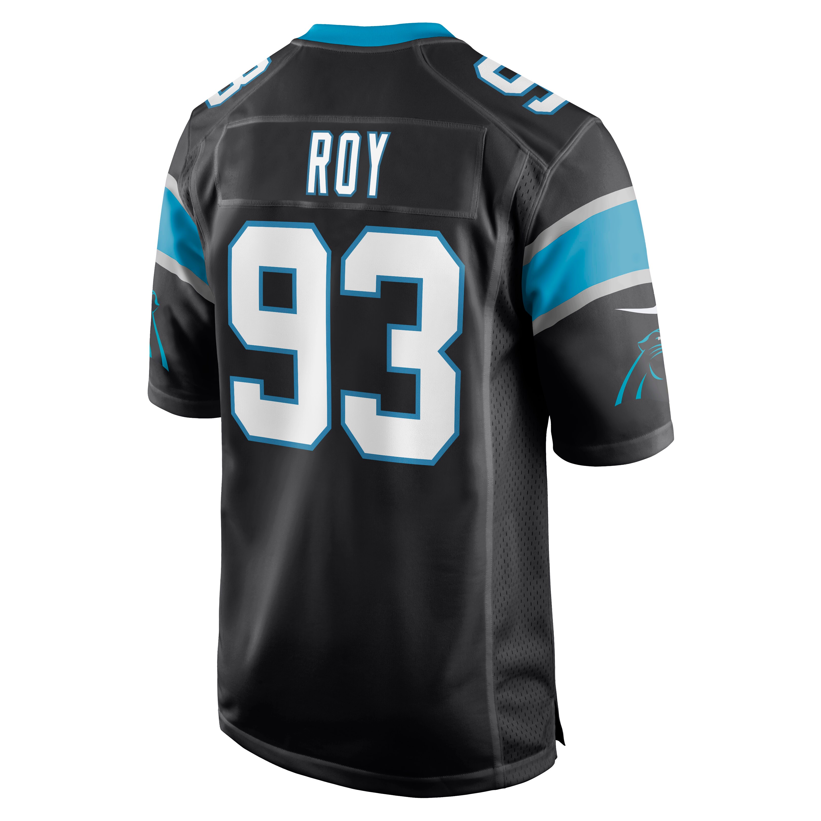 Bravvion Roy Carolina PanthersGame Jersey - Black