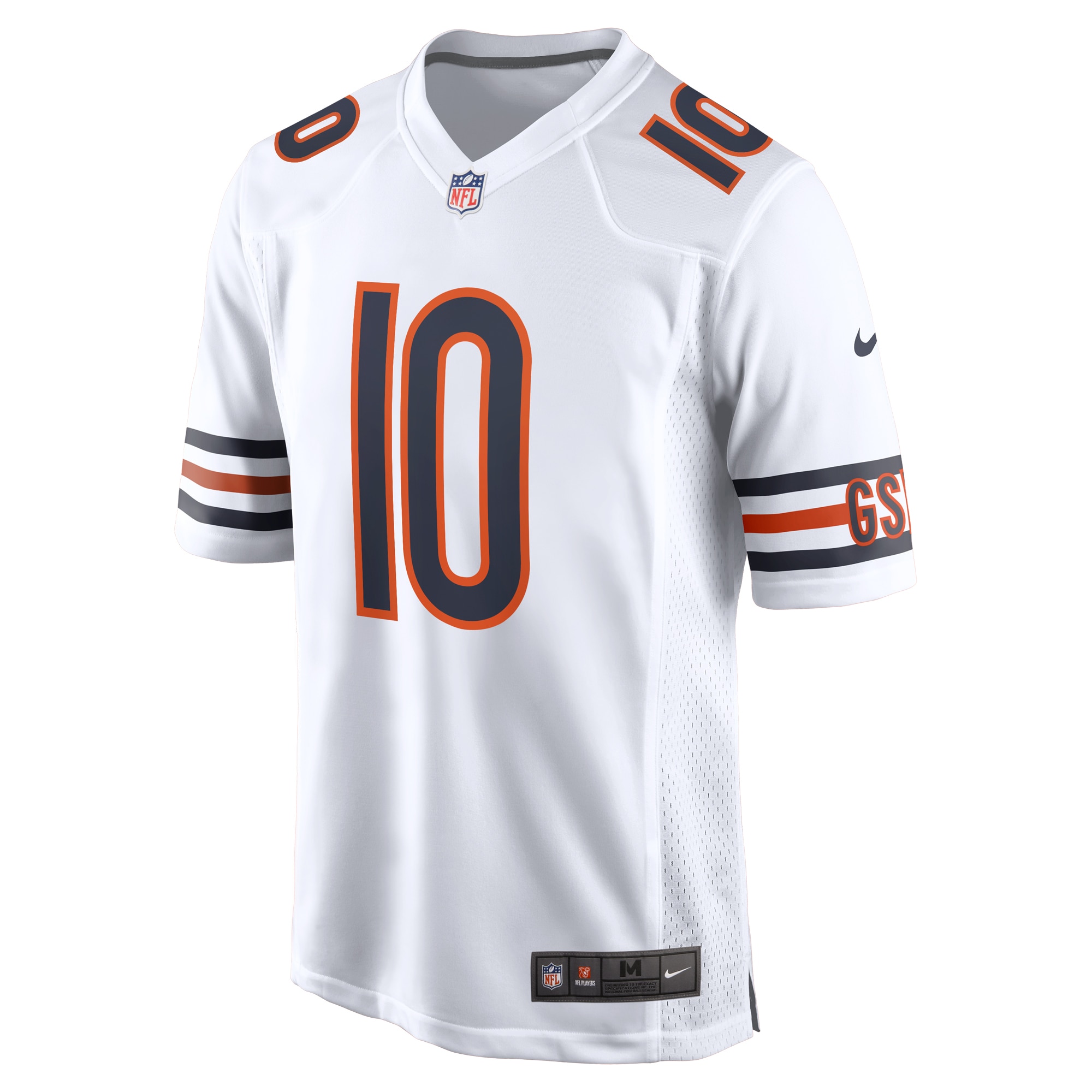 Chase Claypool Chicago BearsGame Player Jersey - White