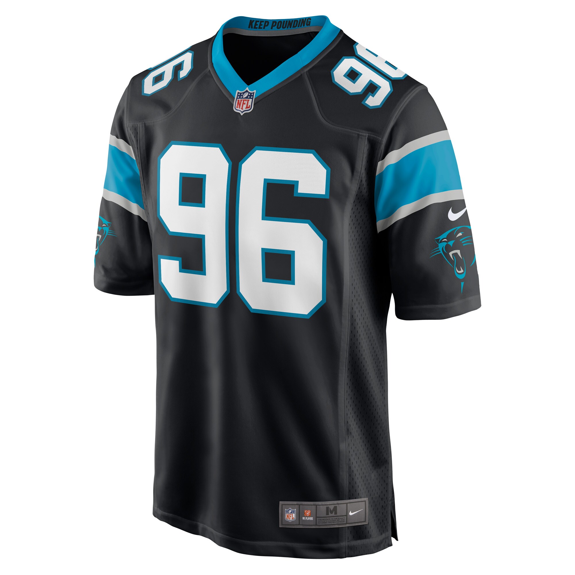 Austin Larkin Carolina PanthersGame Player Jersey - Black