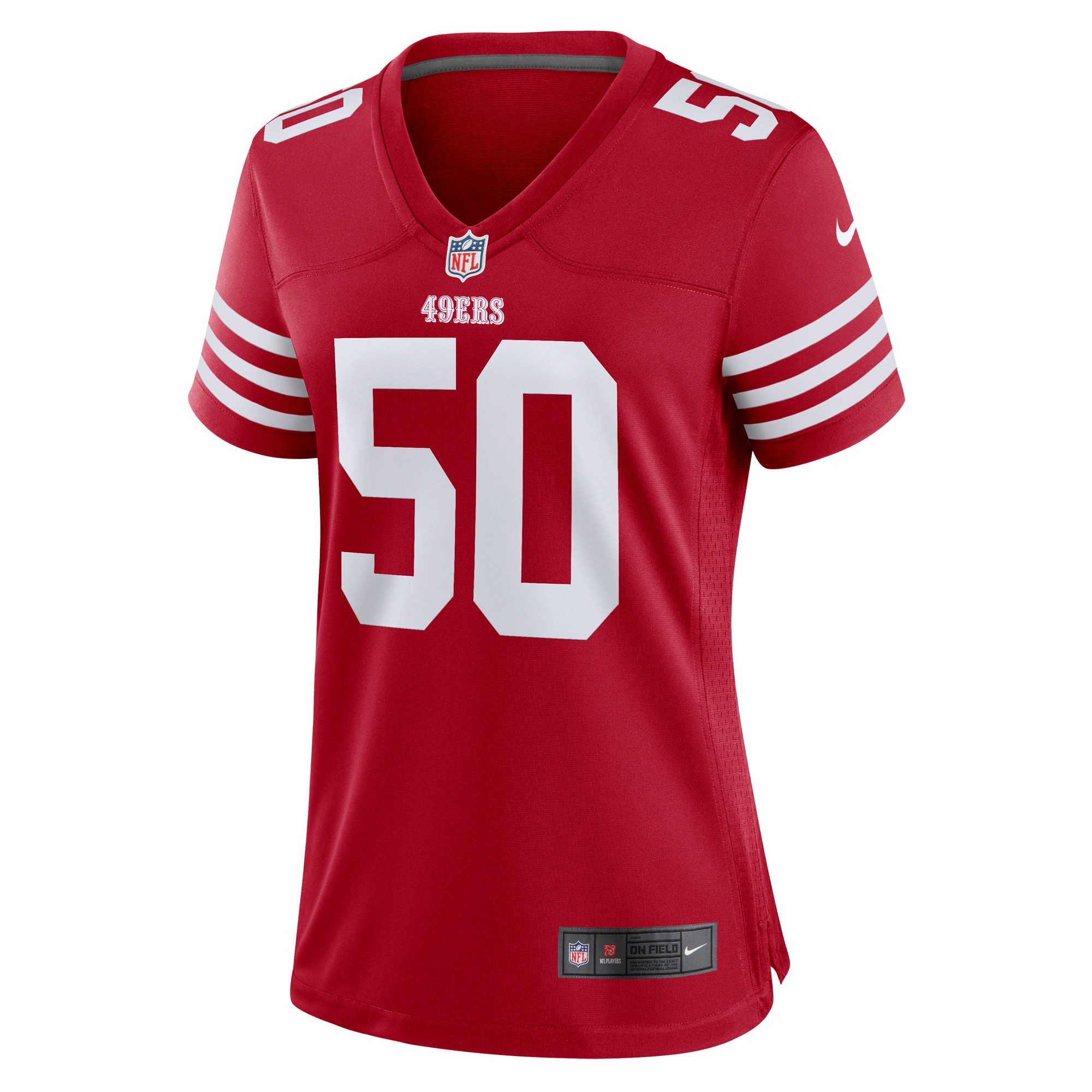 Jalen Graham San Francisco 49ers Women's Team Game Jersey - Scarlet