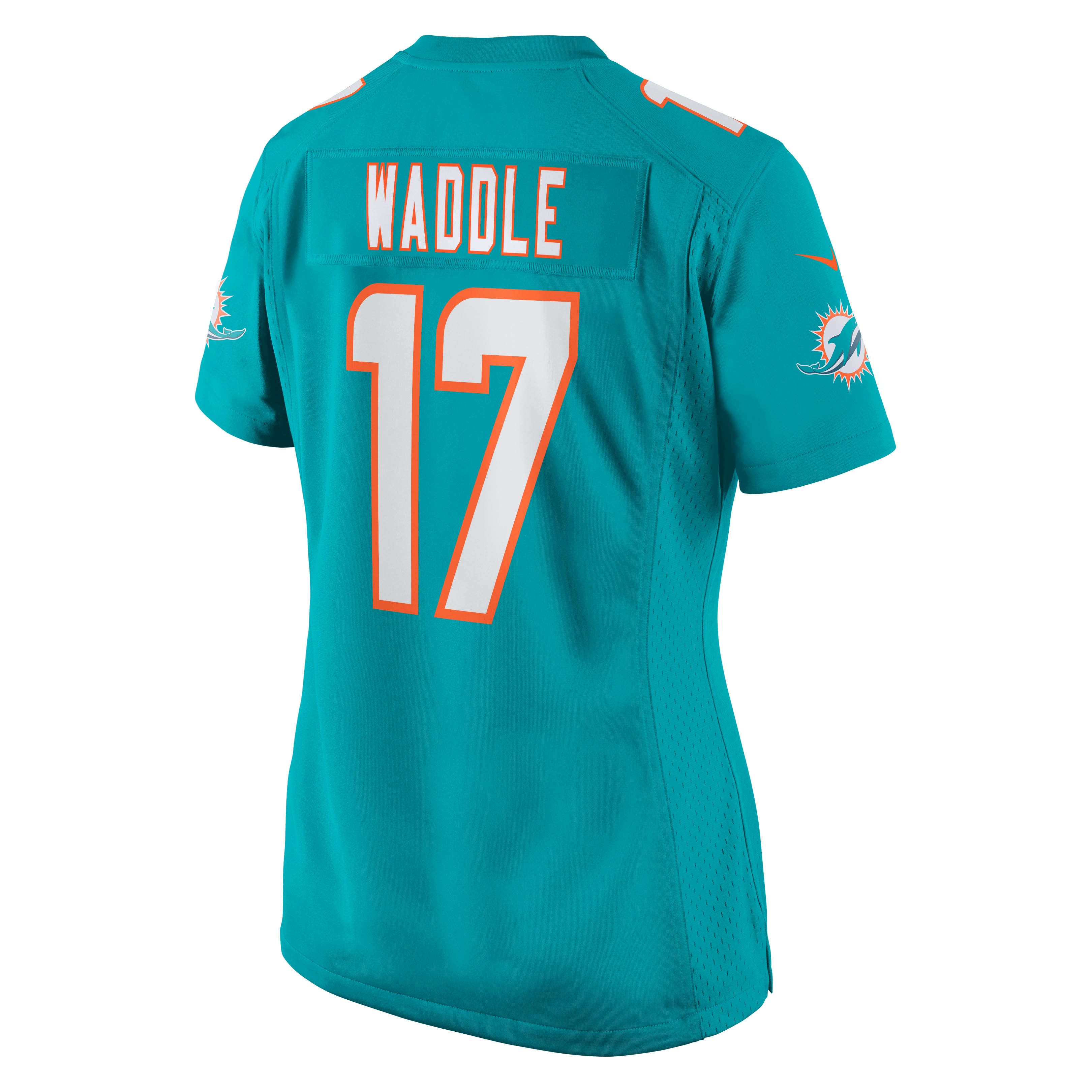 Jaylen Waddle Miami Dolphins Women's Game Player Jersey - Aqua