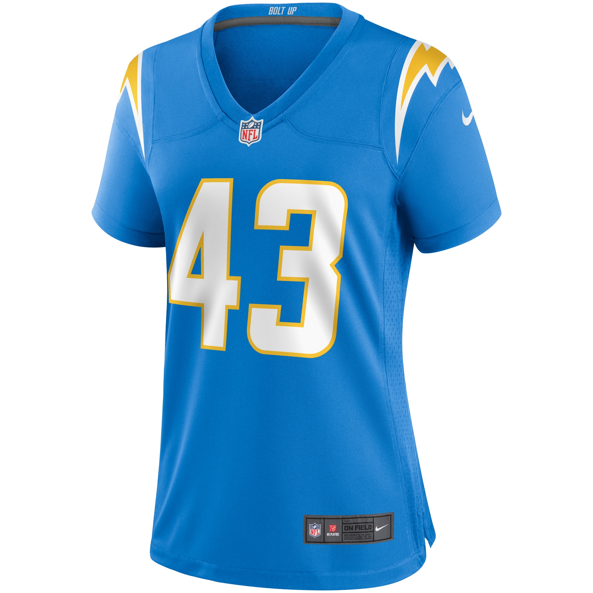 Michael Davis Los Angeles Chargers Women's Game Jersey - Powder Blue