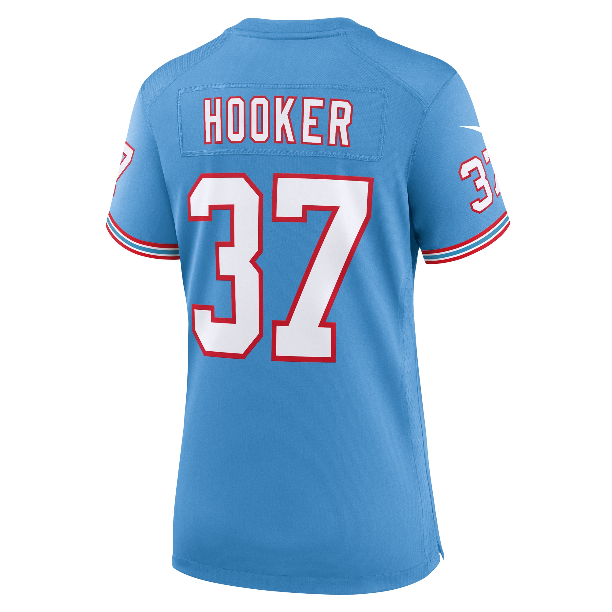 Amani Hooker Tennessee Titans Women's Oilers Throwback Player Game Jersey - Light Blue