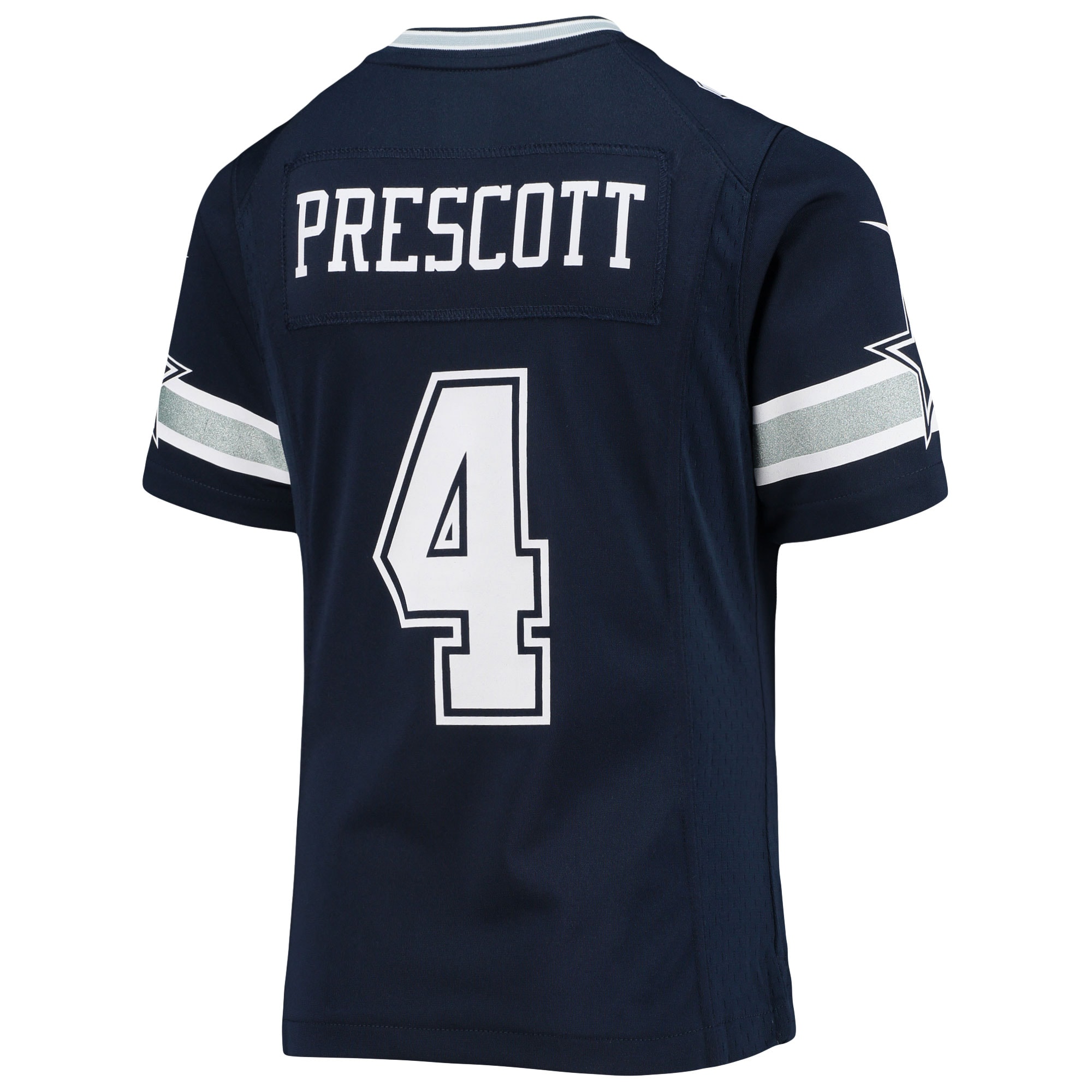 Dak Prescott Dallas CowboysGirls Youth Team Game Jersey - Navy