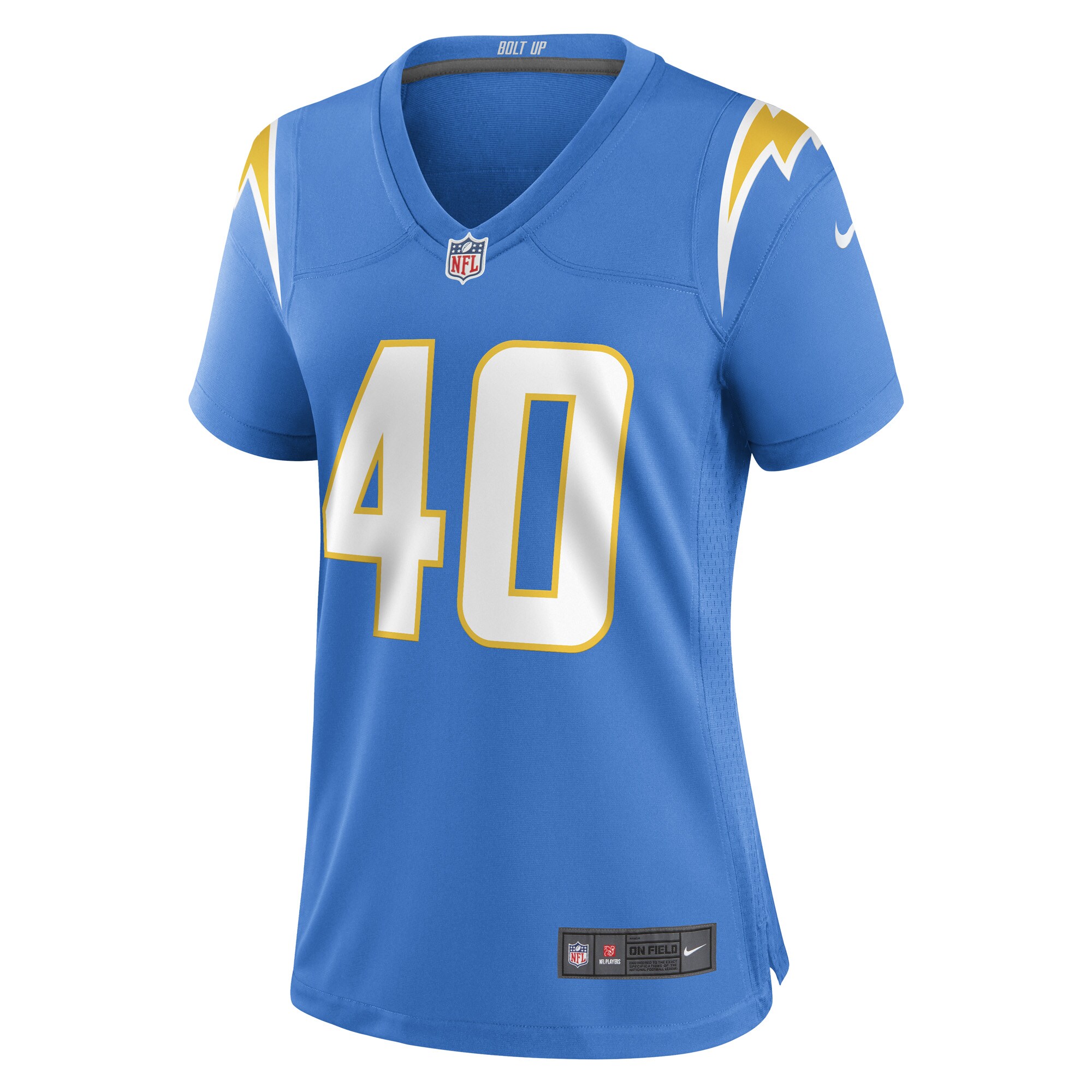 Zander Horvath Los Angeles Chargers Women's Game Player Jersey - Powder Blue