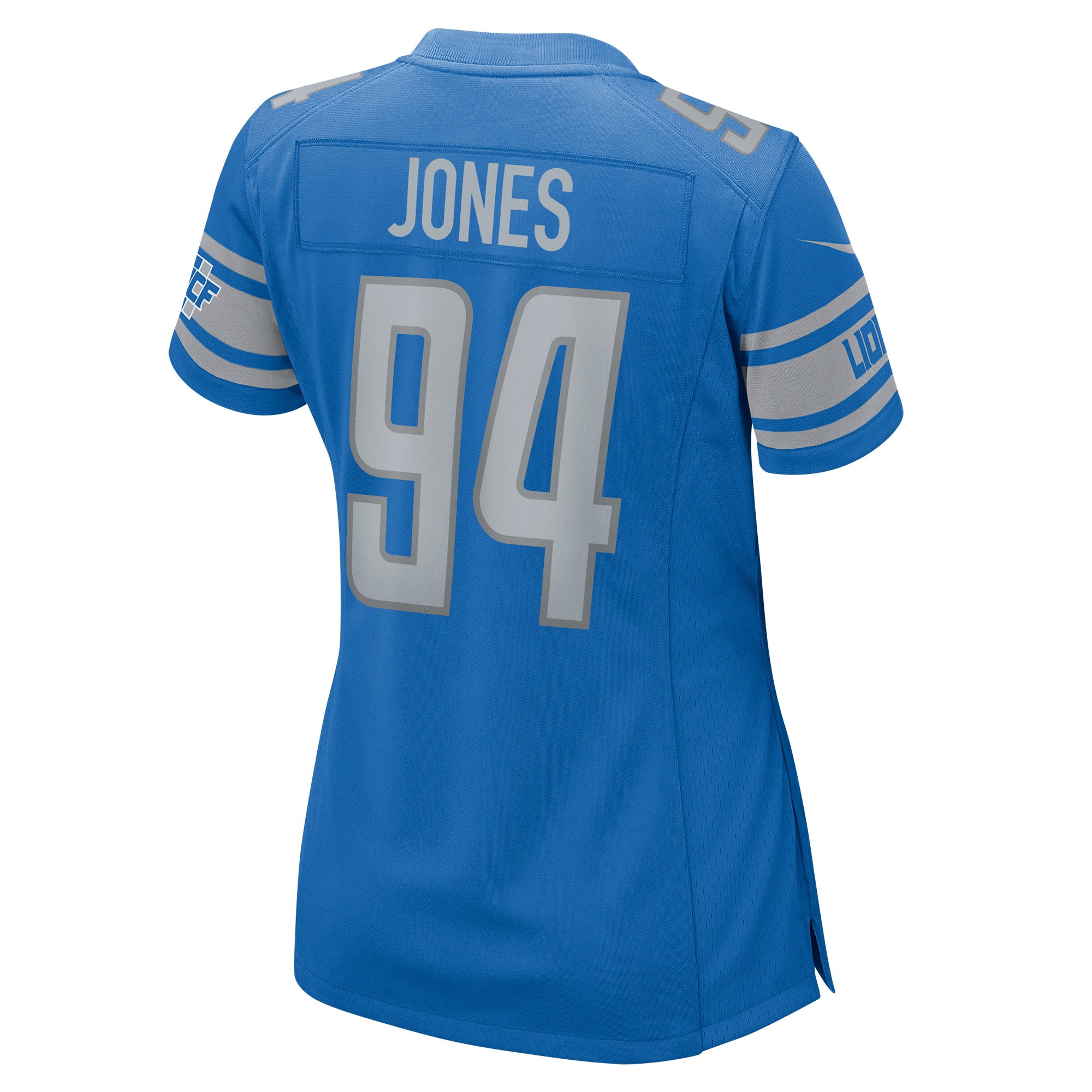 Benito Jones Detroit Lions Women's Home Game Player Jersey - Blue