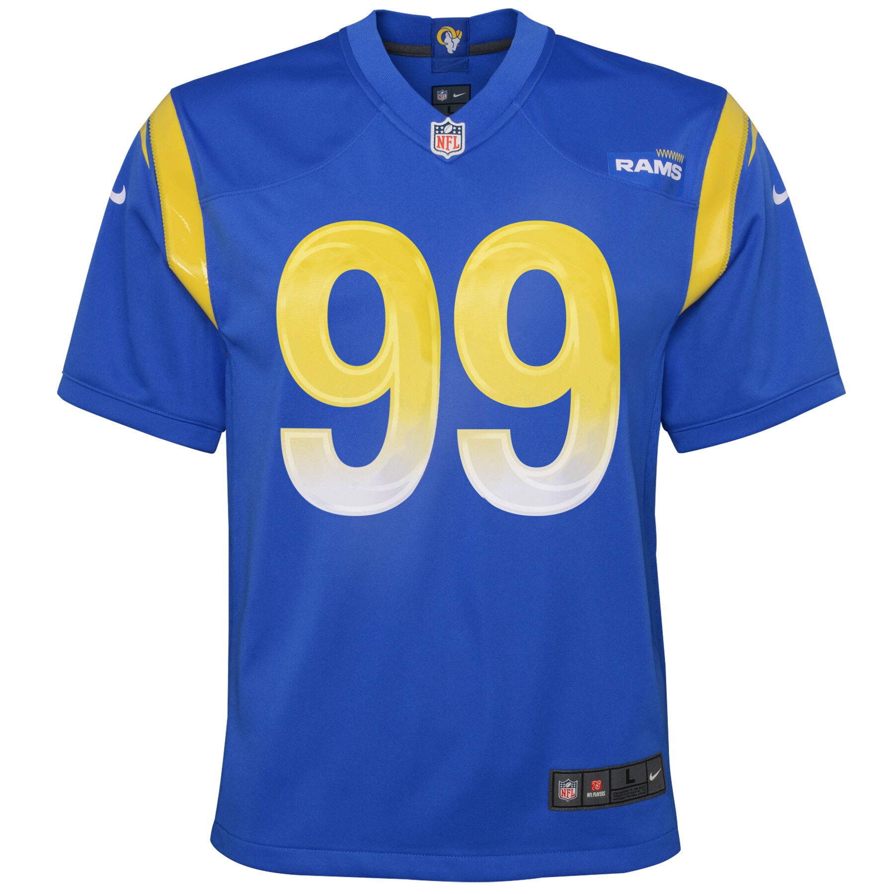Aaron Donald Los Angeles RamsYouth Game Jersey - Royal