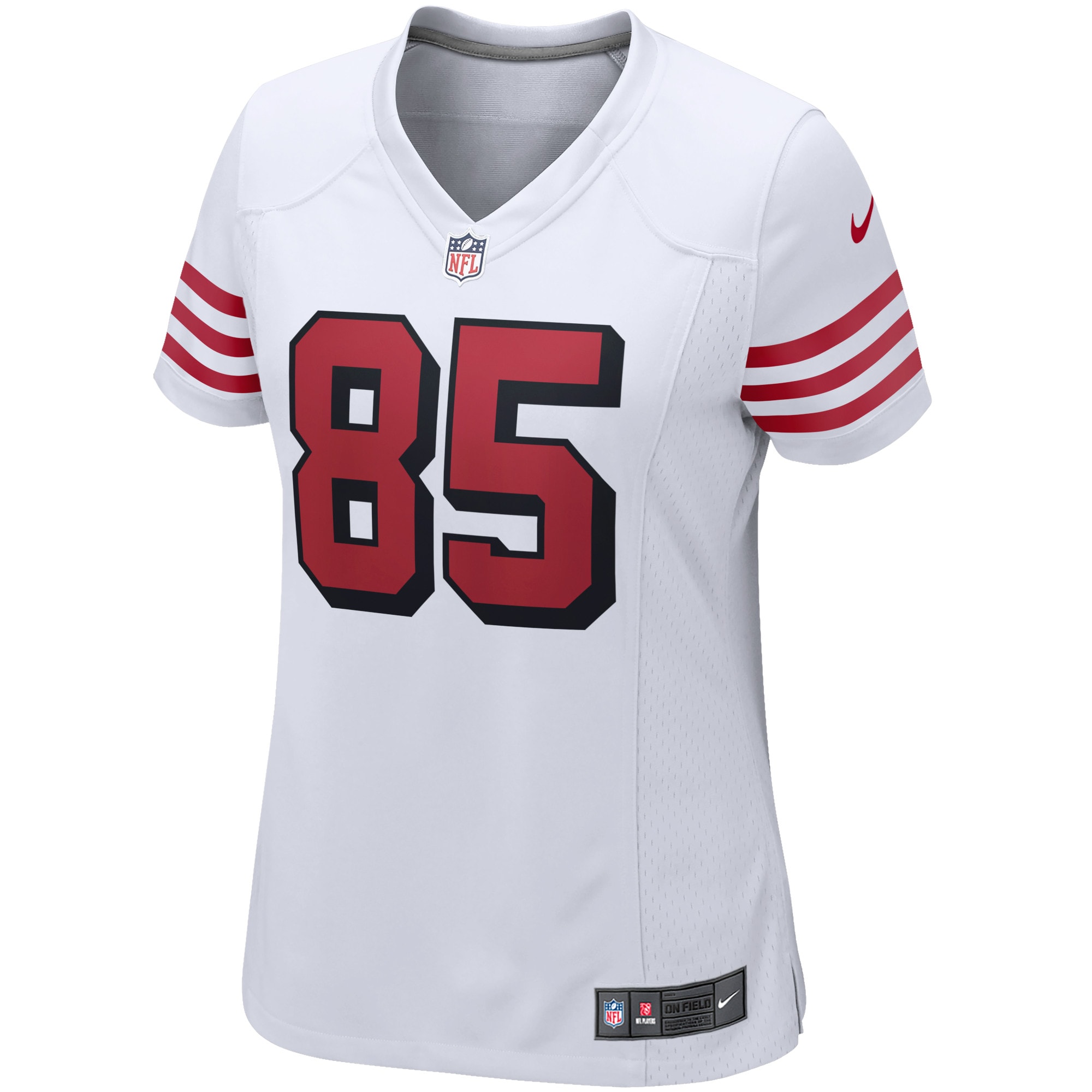 George Kittle San Francisco 49ers Women's Alternate Game Player Jersey - White