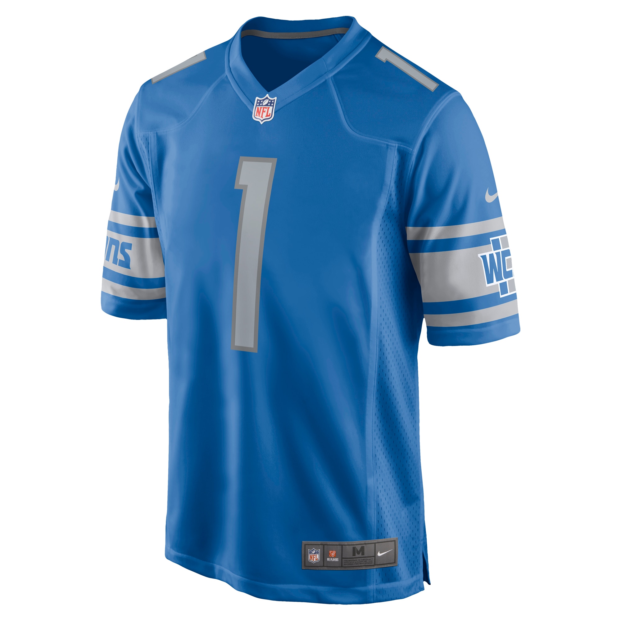 Jahmyr Gibbs Detroit Lions2023 NFL Draft First Round Pick Game Jersey - Blue