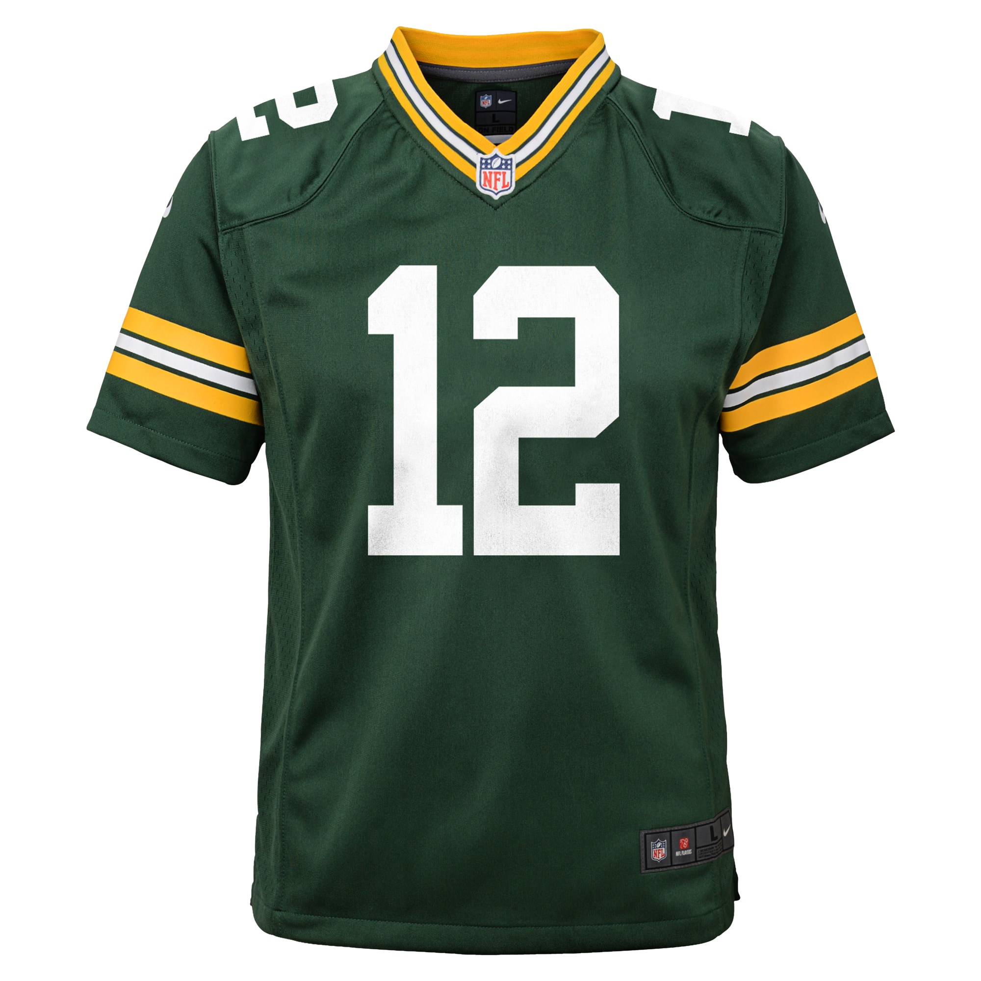 Aaron Rodgers Green Bay PackersYouth Game Jersey - Green