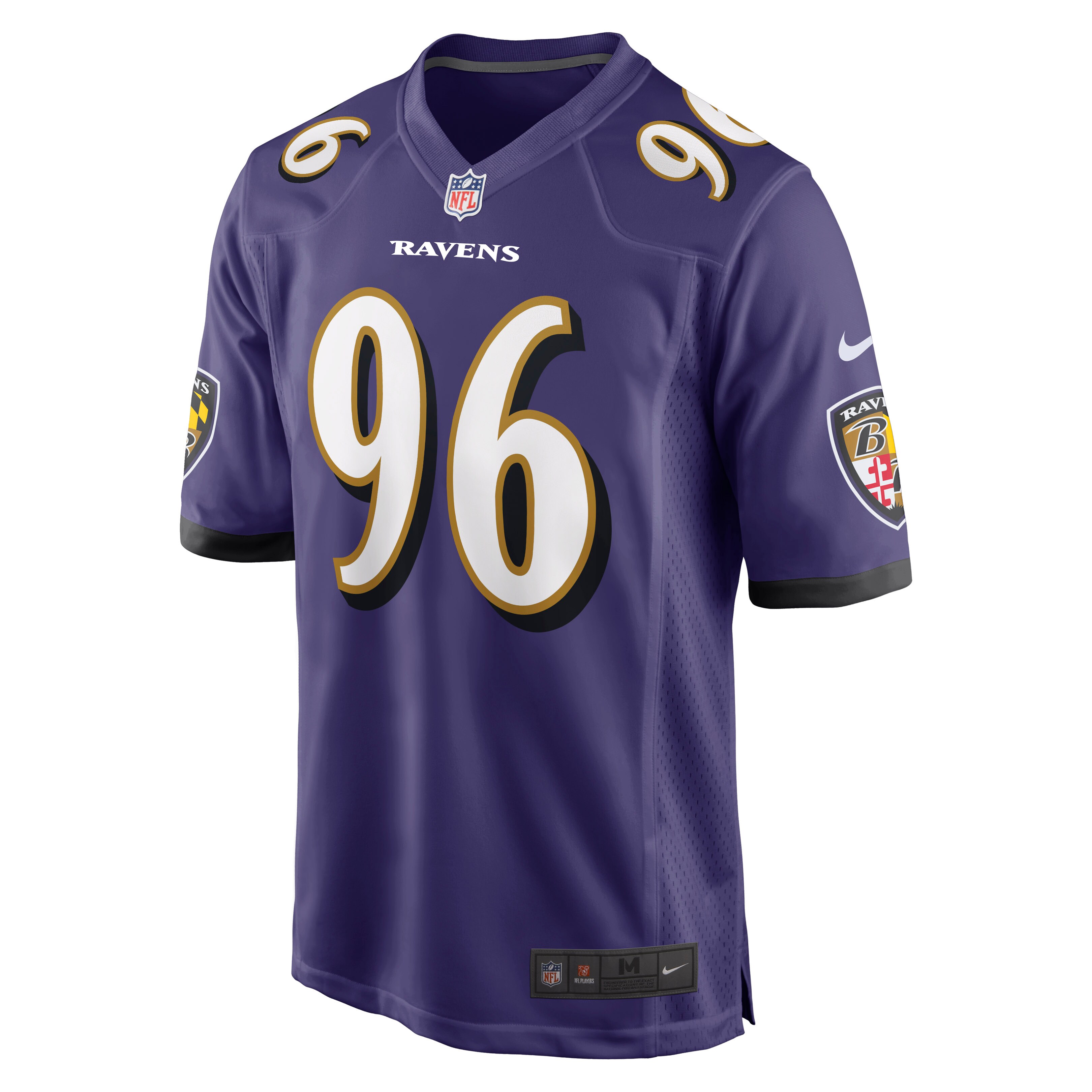 Broderick Washington Baltimore RavensGame Player Jersey - Purple