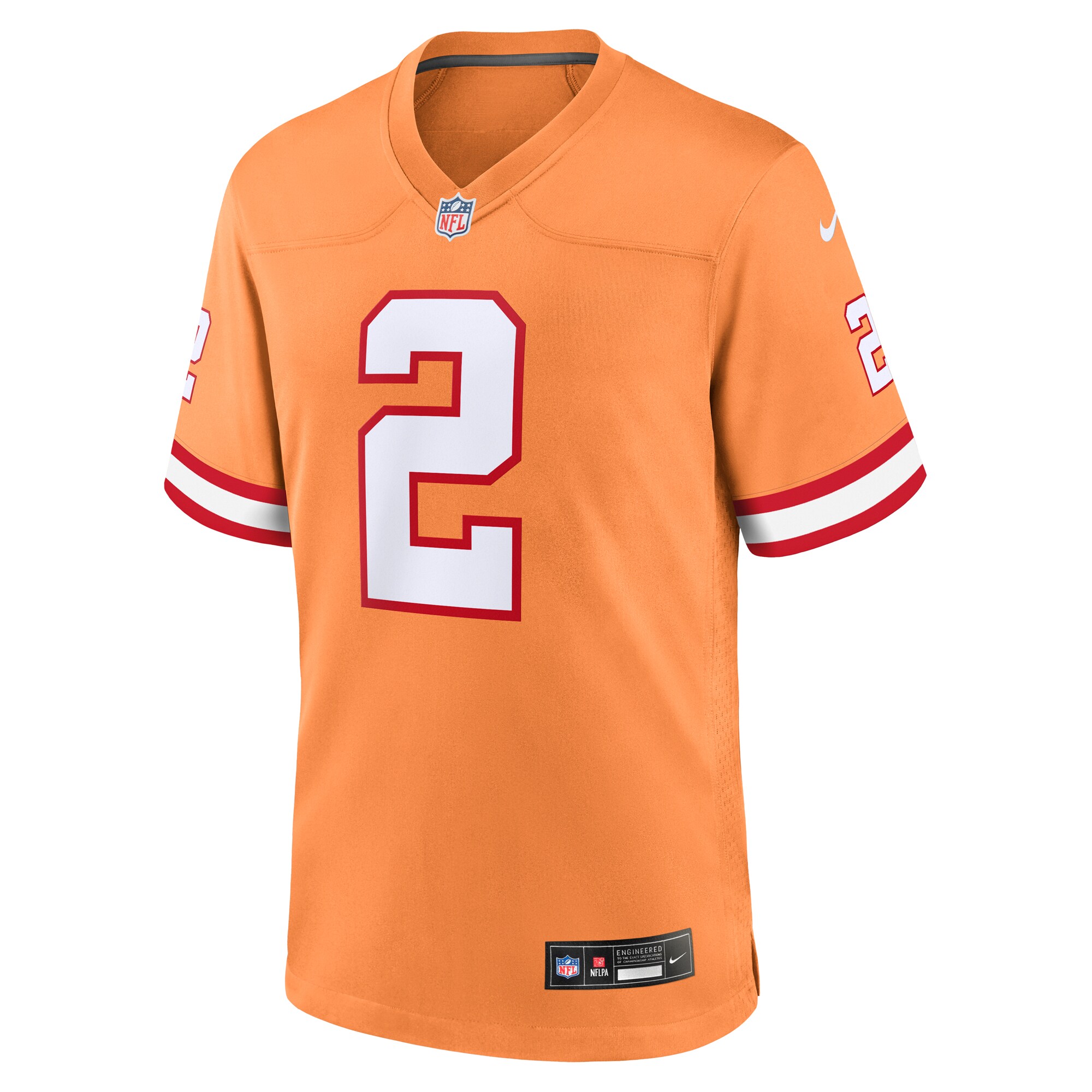 Kyle Trask Tampa Bay BuccaneersThrowback Game Jersey - Orange