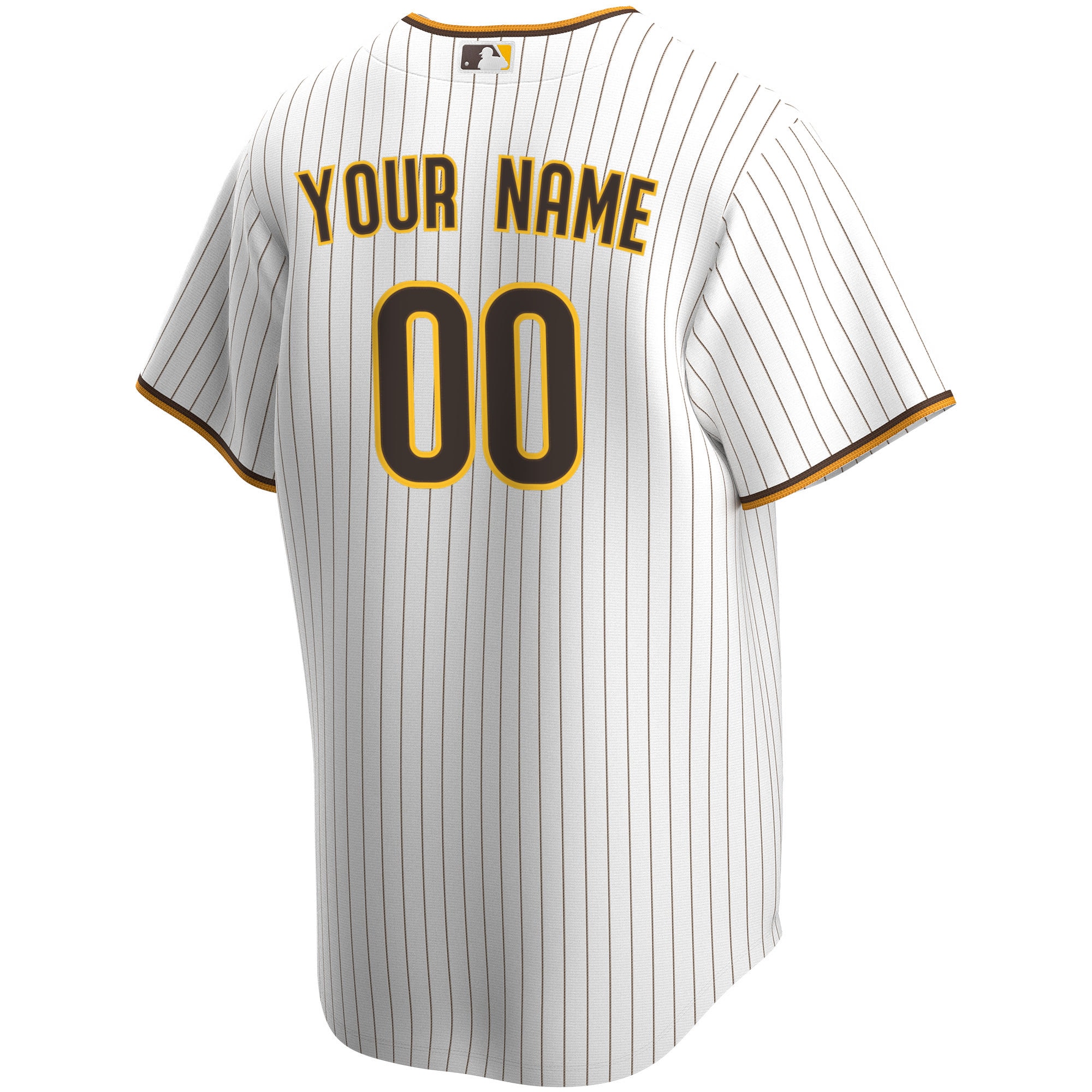 San Diego PadresHome Replica Custom Jersey - White