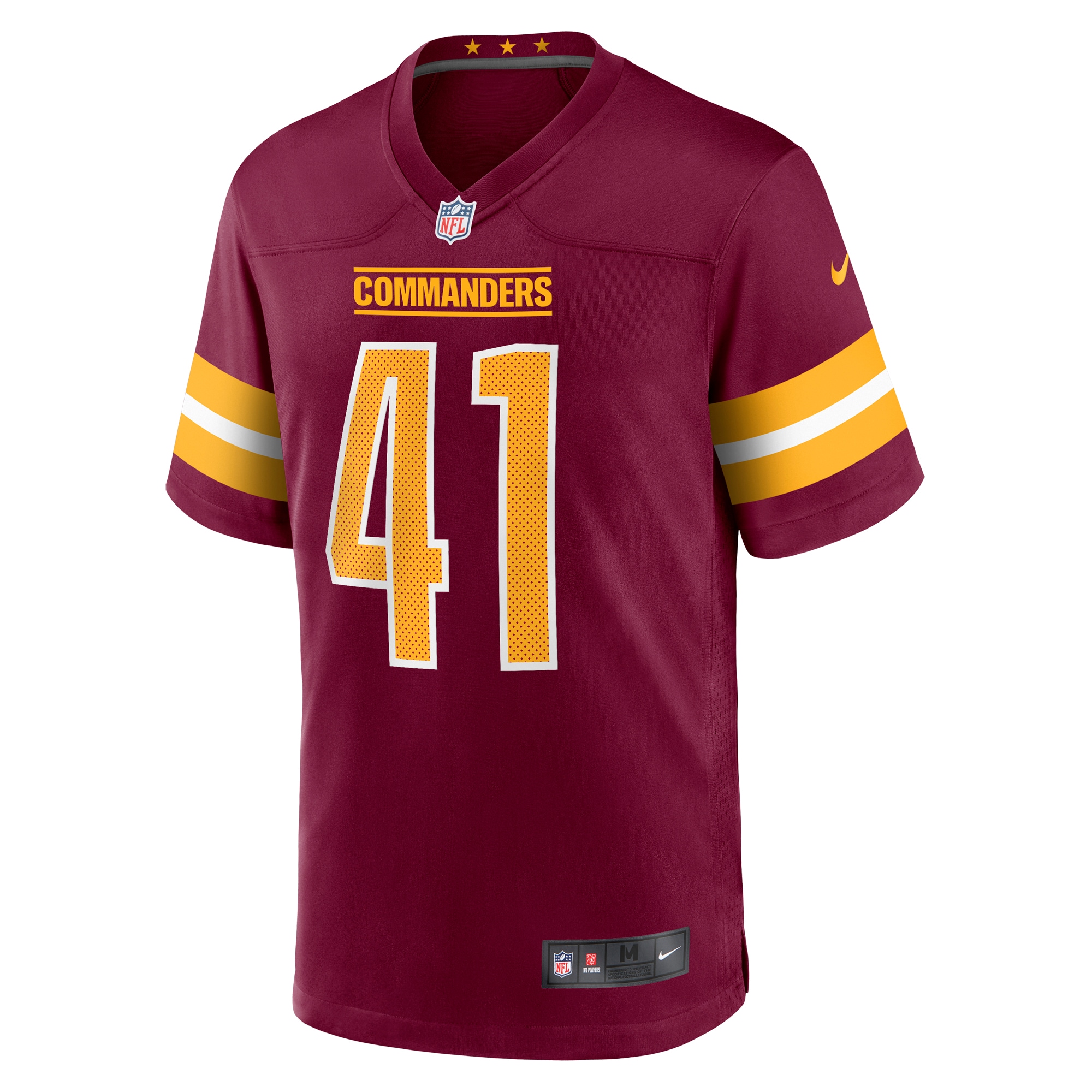 D.J. Stirgus Washington CommandersTeam Game Jersey - Burgundy
