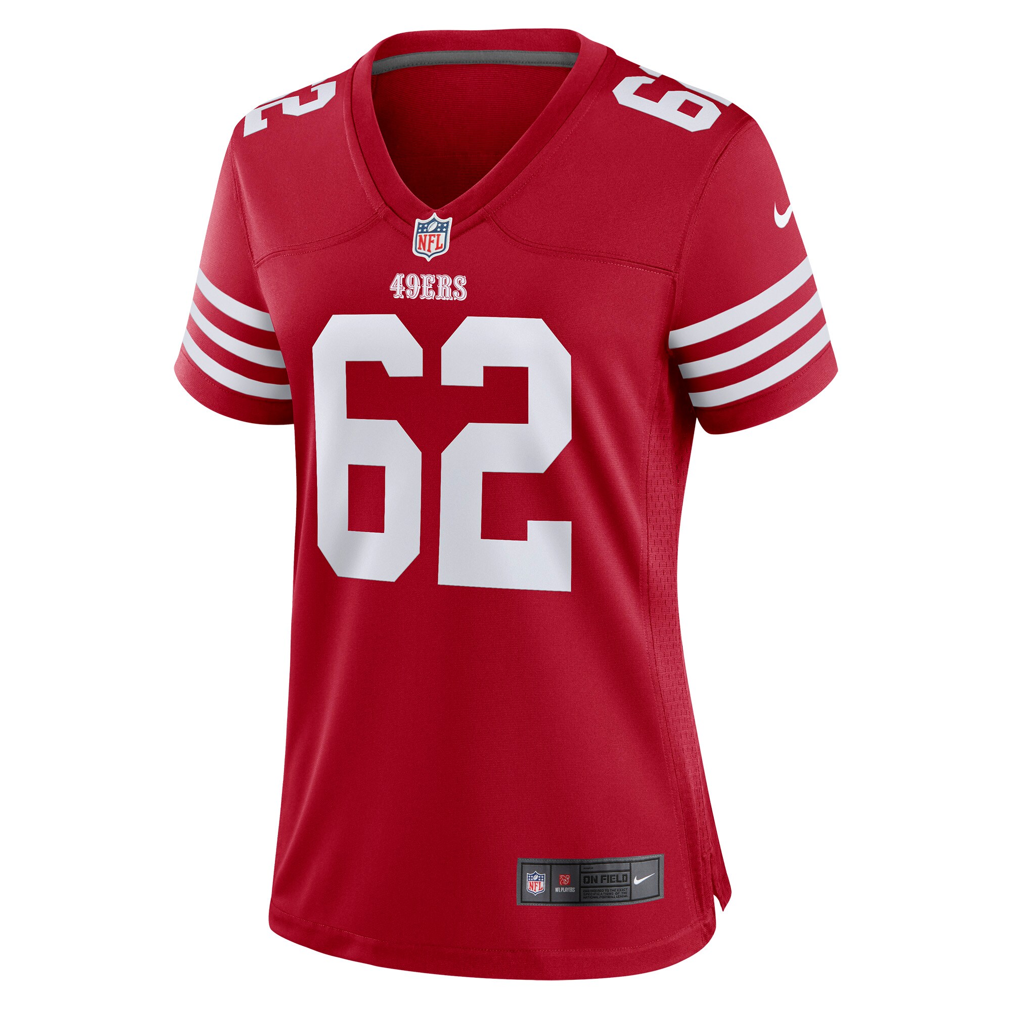 Jason Poe San Francisco 49ers Women's Game Player Jersey - Scarlet