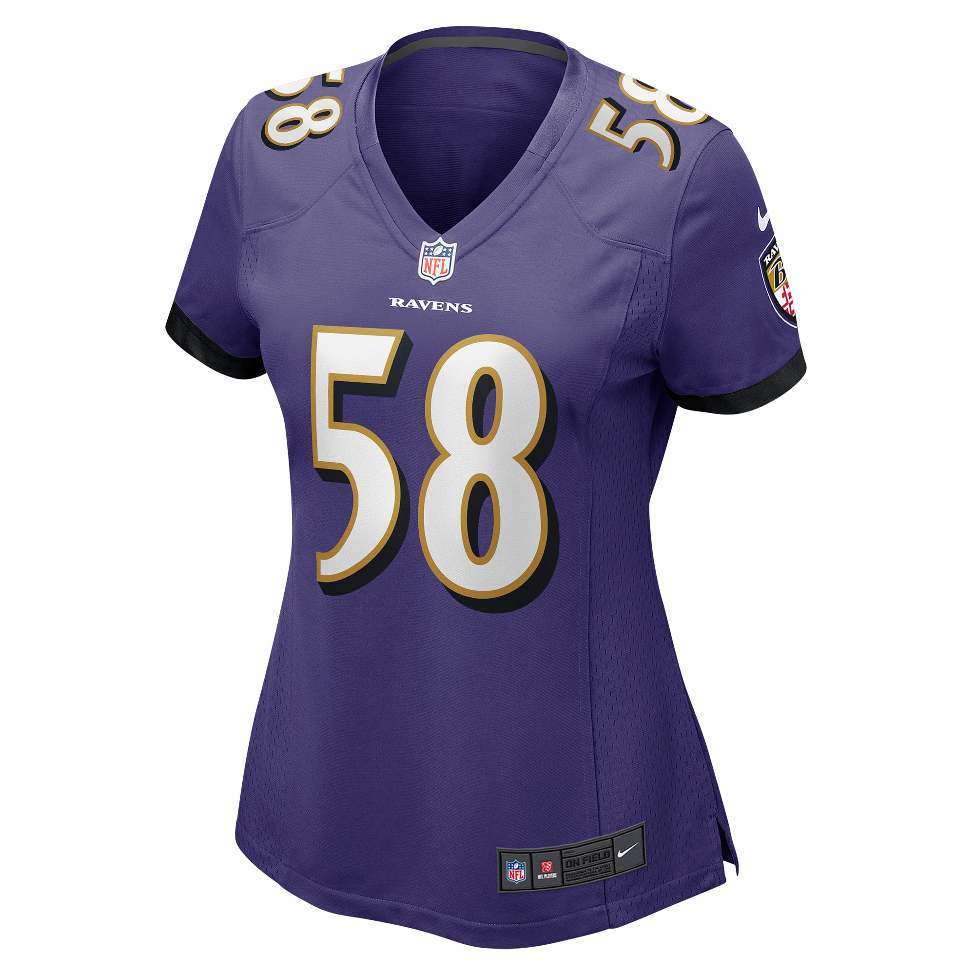 Michael Pierce Baltimore Ravens Women's Player Game Jersey - Purple