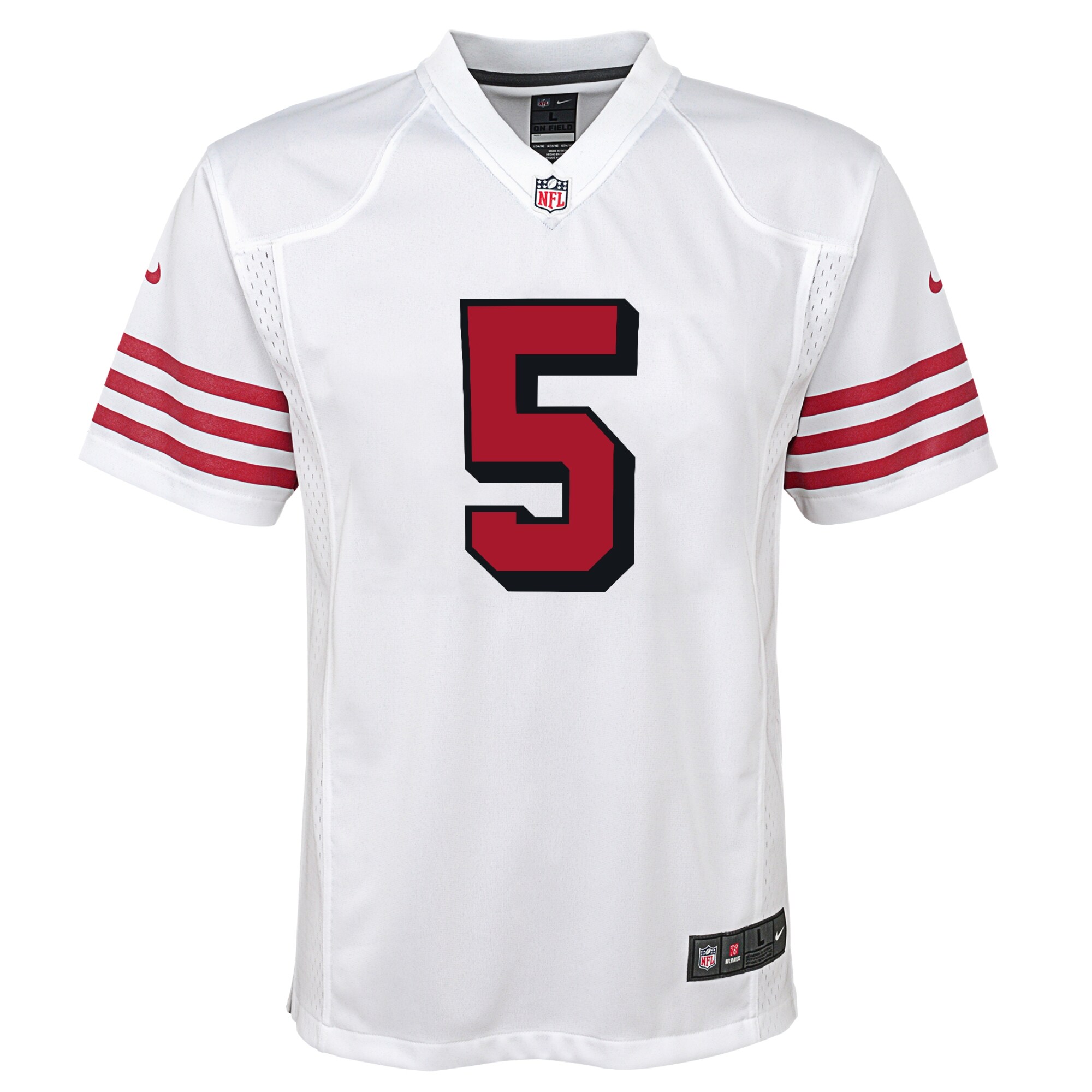 Trey Lance San Francisco 49ersYouth Alternate Game Jersey - White