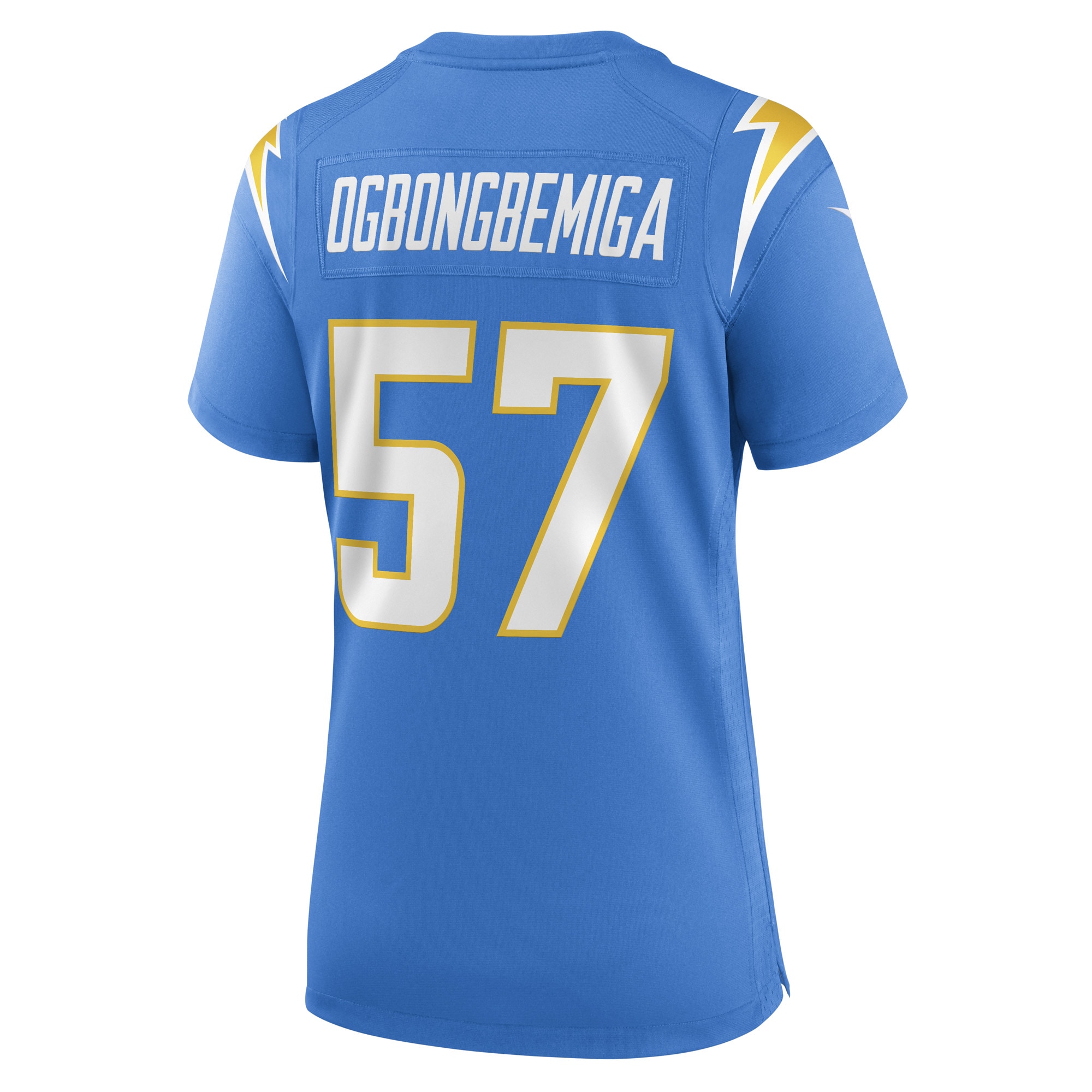 Amen Ogbongbemiga Los Angeles Chargers Women's Game Player Jersey - Powder Blue
