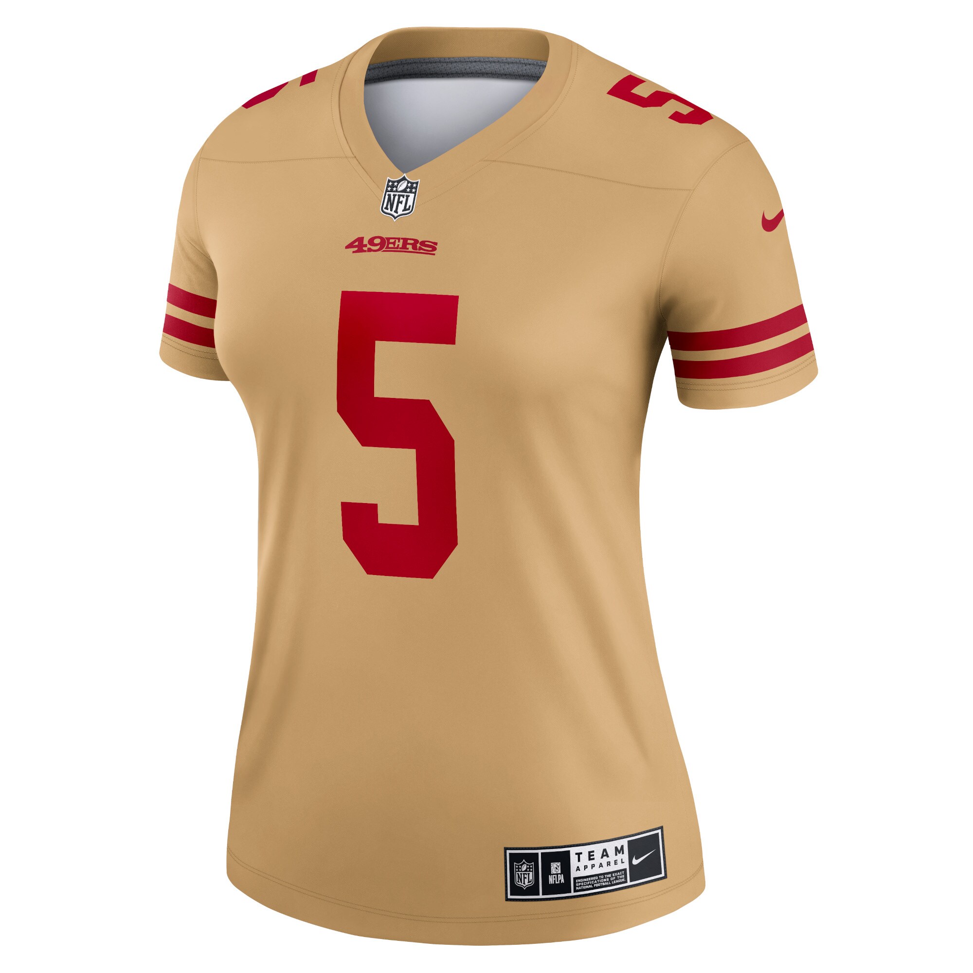 Trey Lance San Francisco 49ers Women's Inverted Legend Jersey - Gold