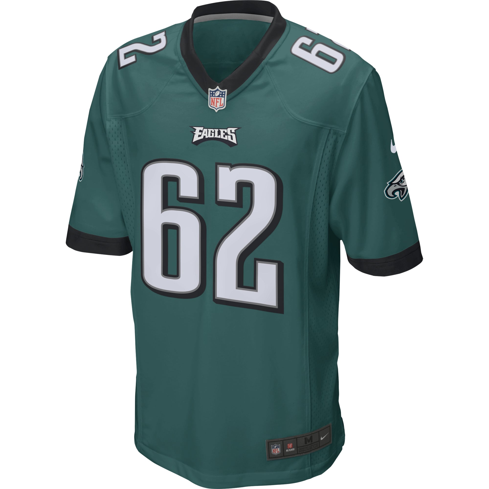 Jason Kelce Philadelphia EaglesGame Jersey - Midnight Green