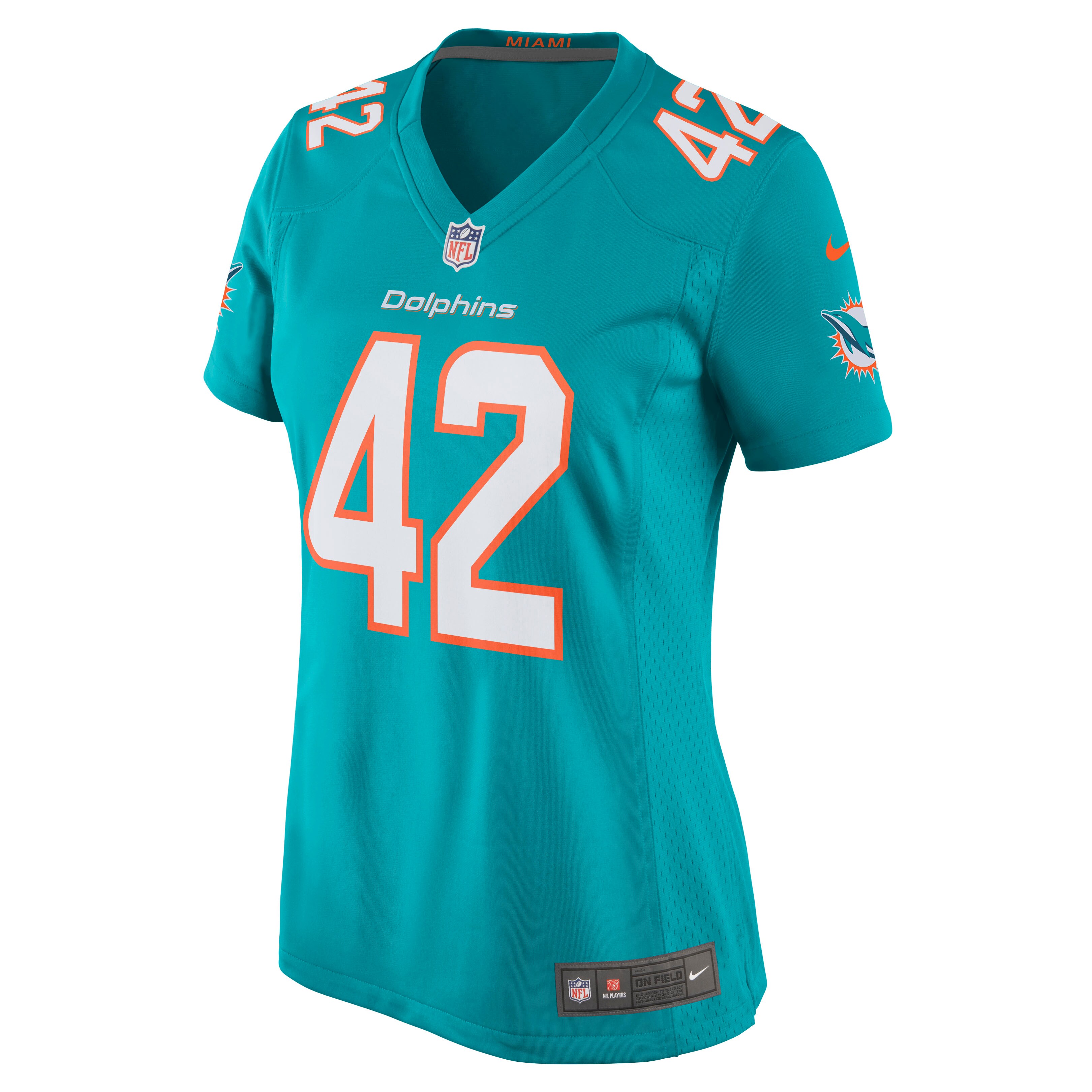 Clayton Fejedelem Miami Dolphins Women's Game Jersey - Aqua
