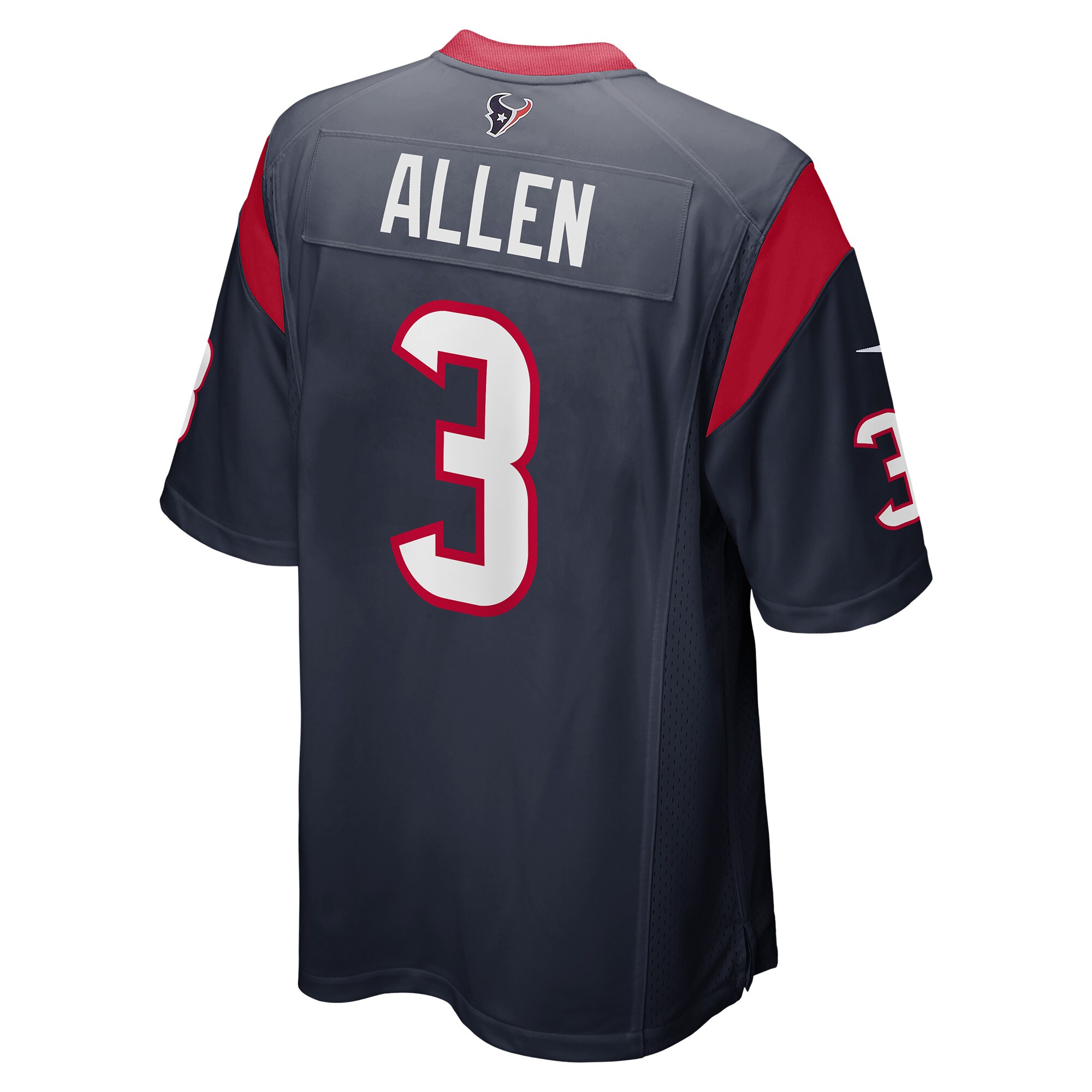 Kyle Allen Houston TexansGame Jersey - Navy