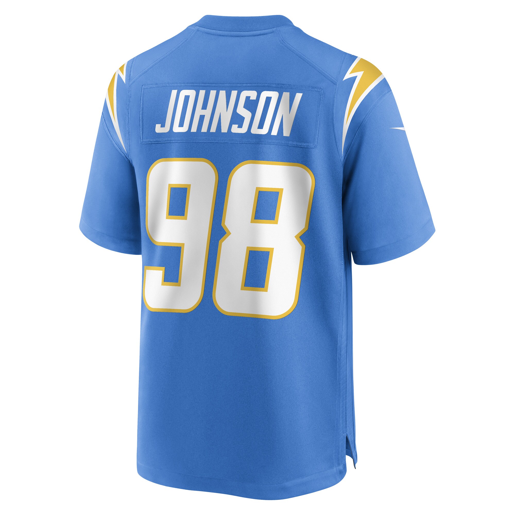 Austin Johnson Los Angeles ChargersGame Player Jersey - Powder Blue