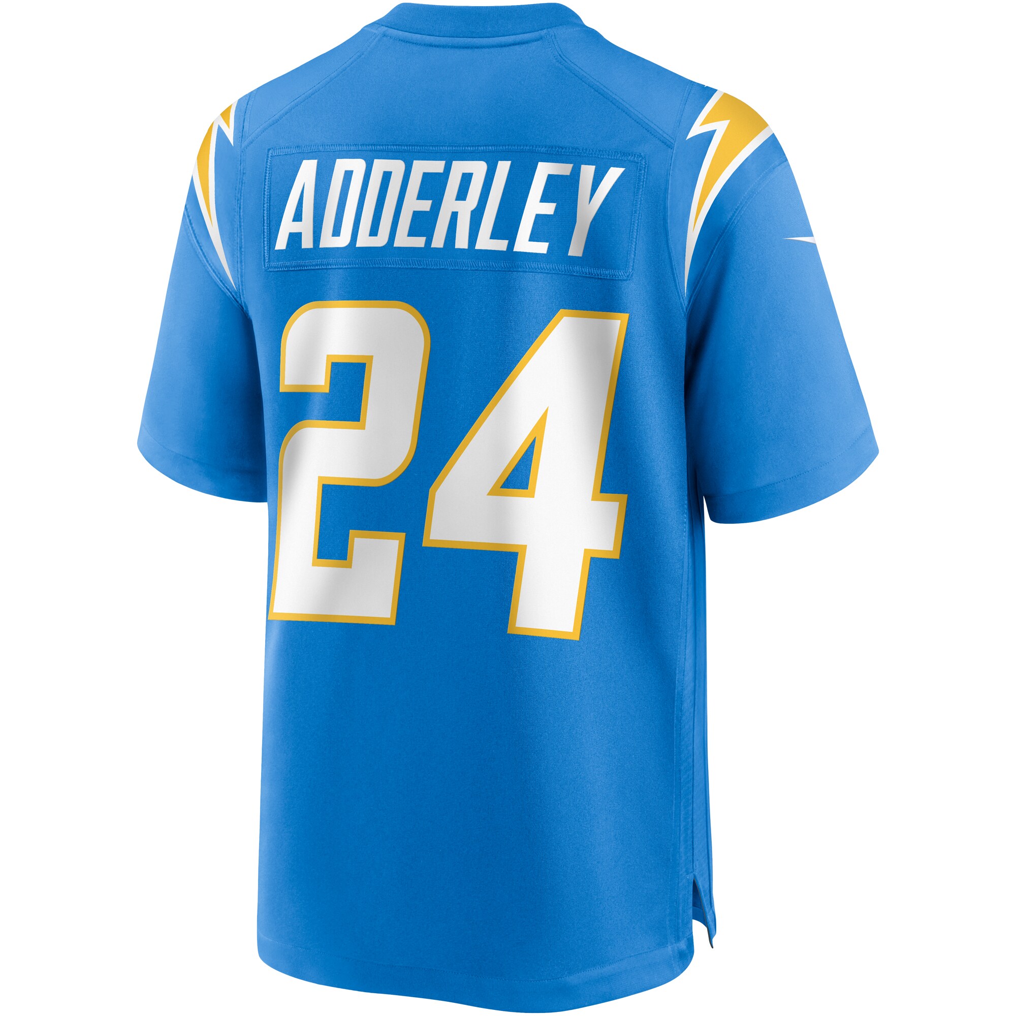 Nasir Adderley Los Angeles ChargersGame Jersey - Powder Blue