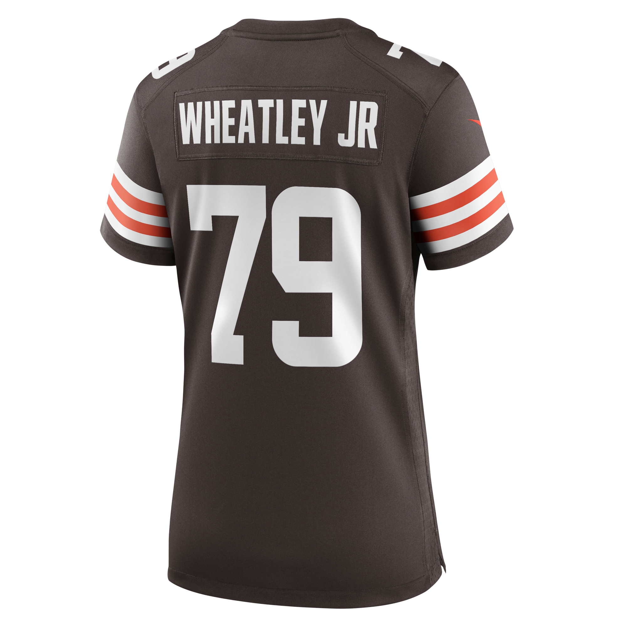 Tyrone Wheatley Cleveland Browns Women's Team Game Jersey - Brown