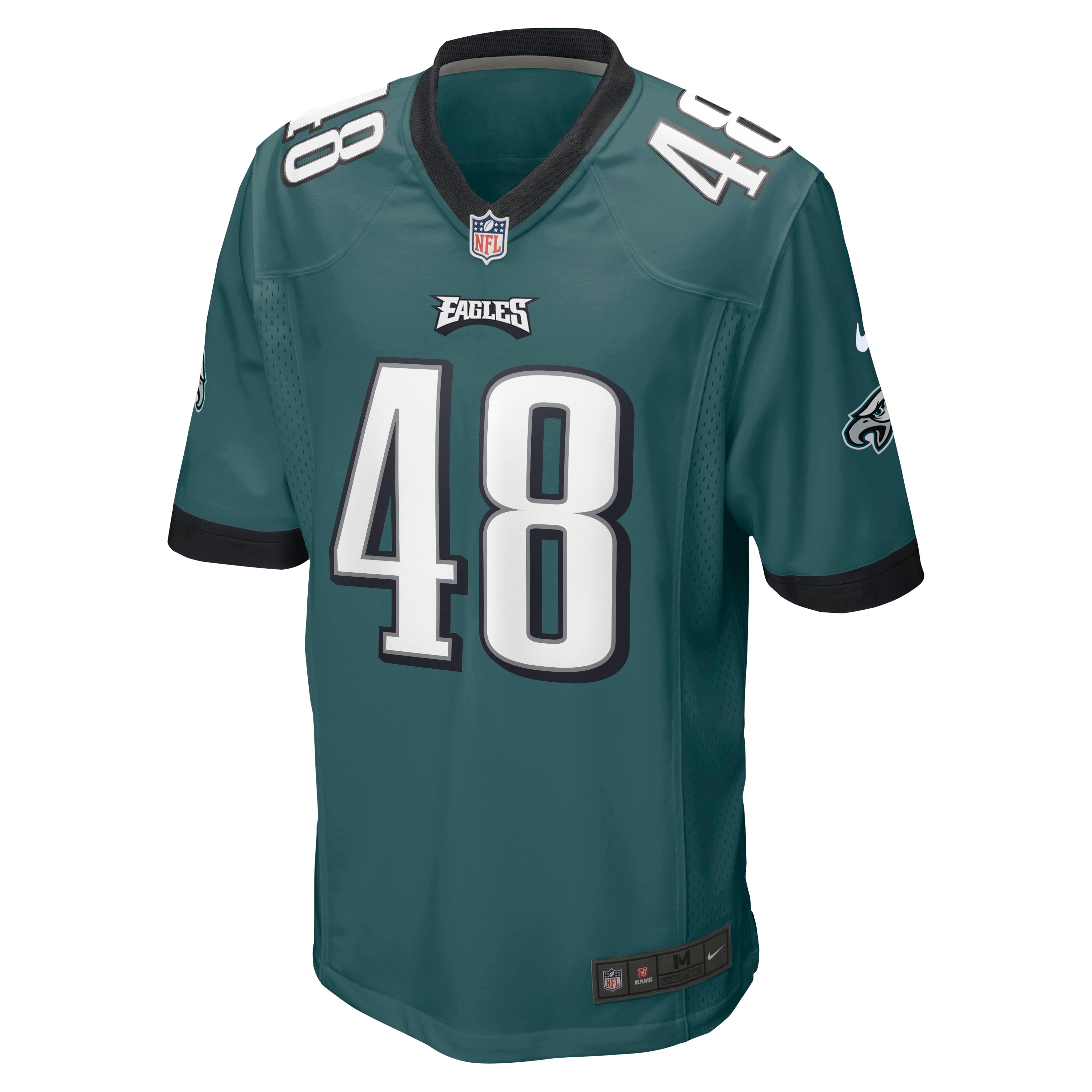 Patrick Johnson Philadelphia EaglesGame Player Jersey - Midnight Green