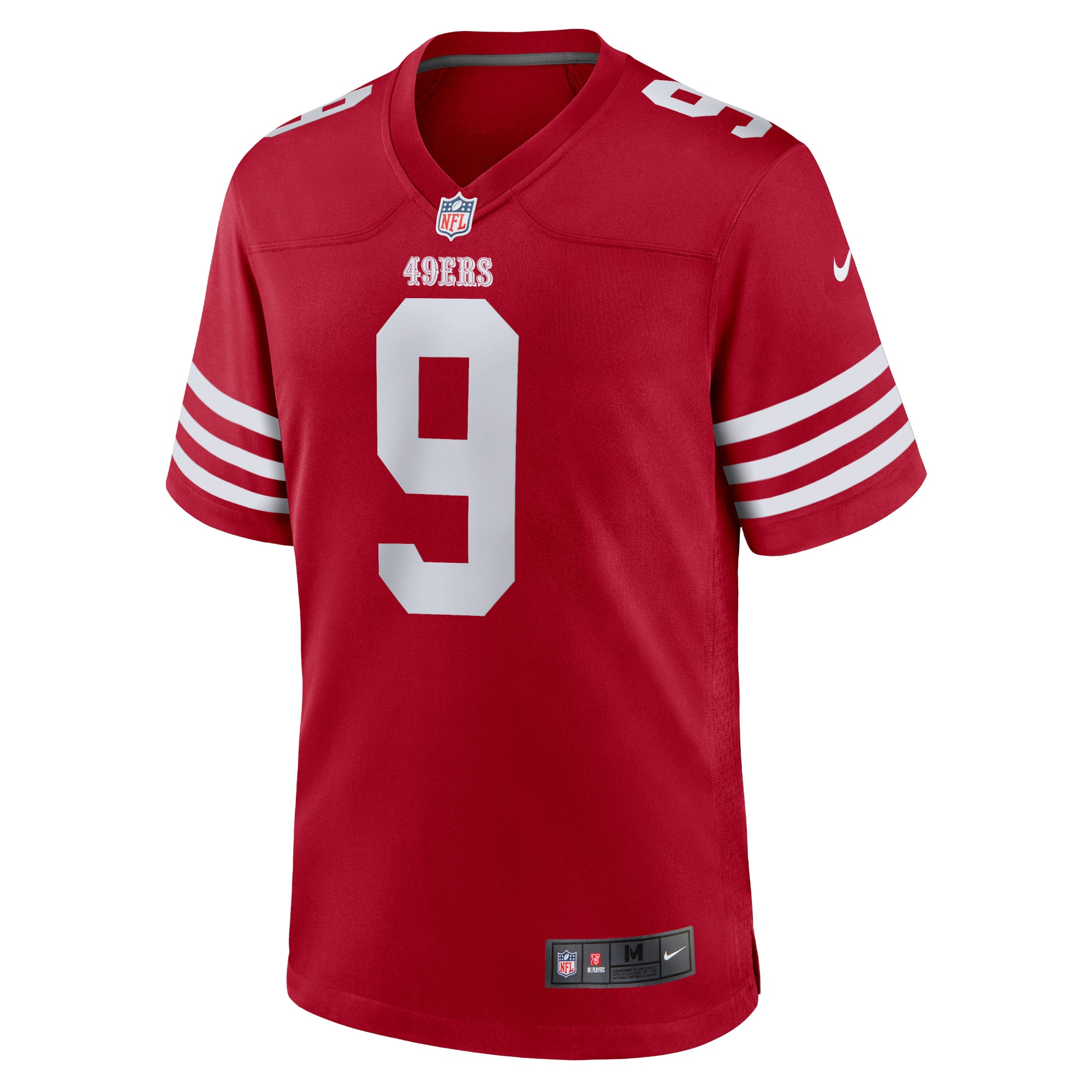 Jacob Eason San Francisco 49ersHome Game Player Jersey - Scarlet