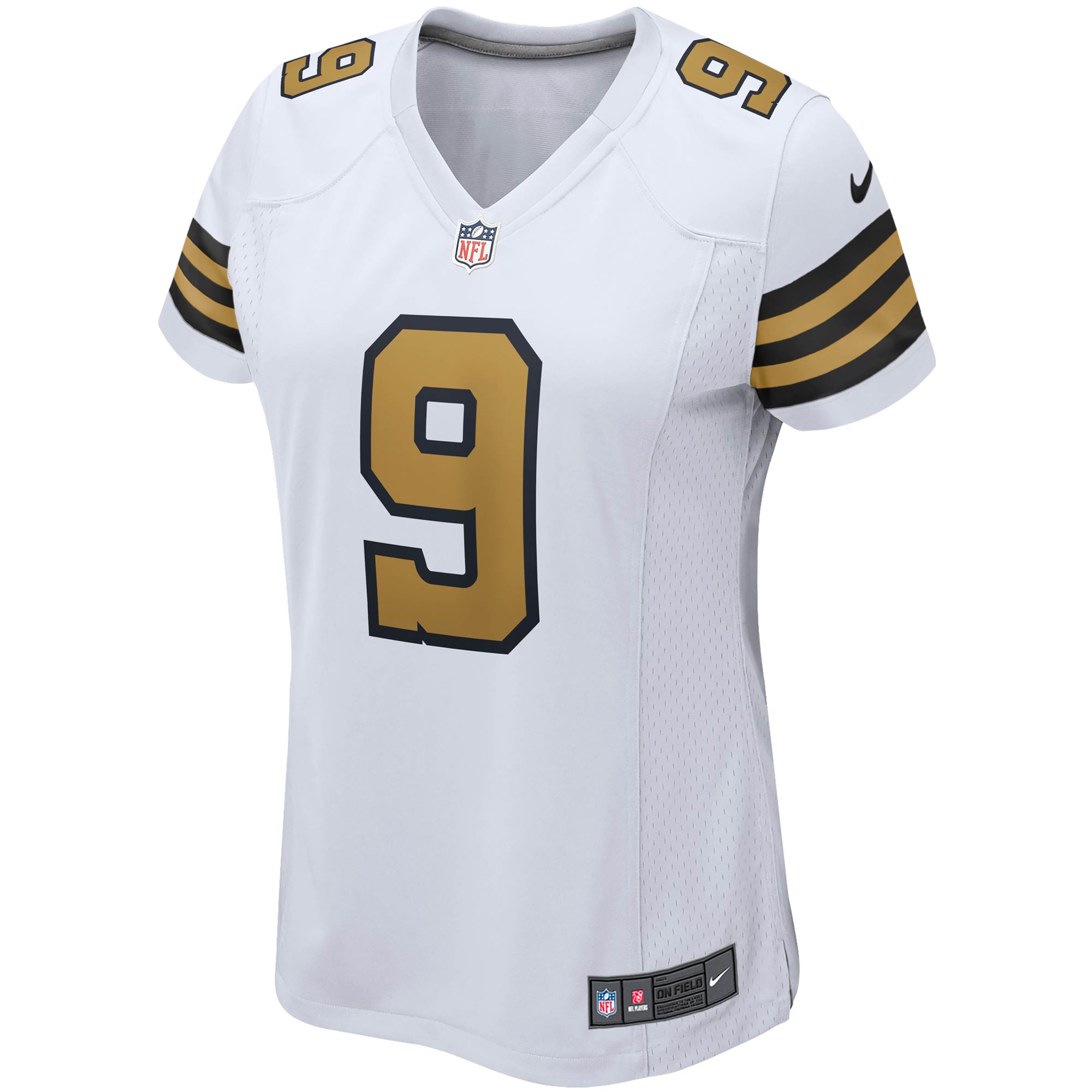 Drew Brees New Orleans Saints Women's Alternate Game Jersey - White