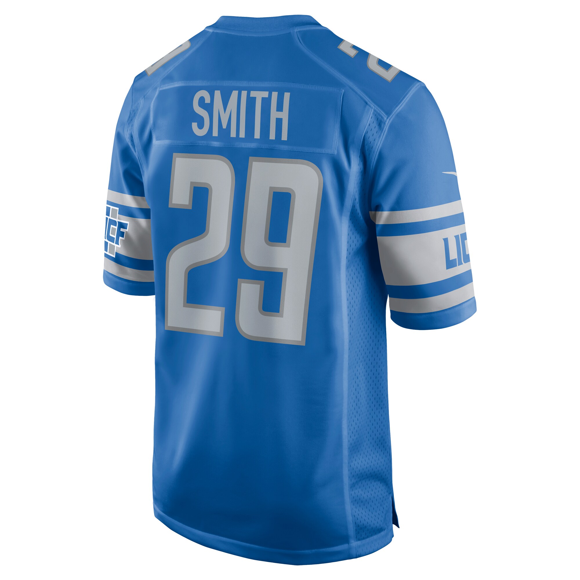 Saivion Smith Detroit LionsHome Game Player Jersey - Blue