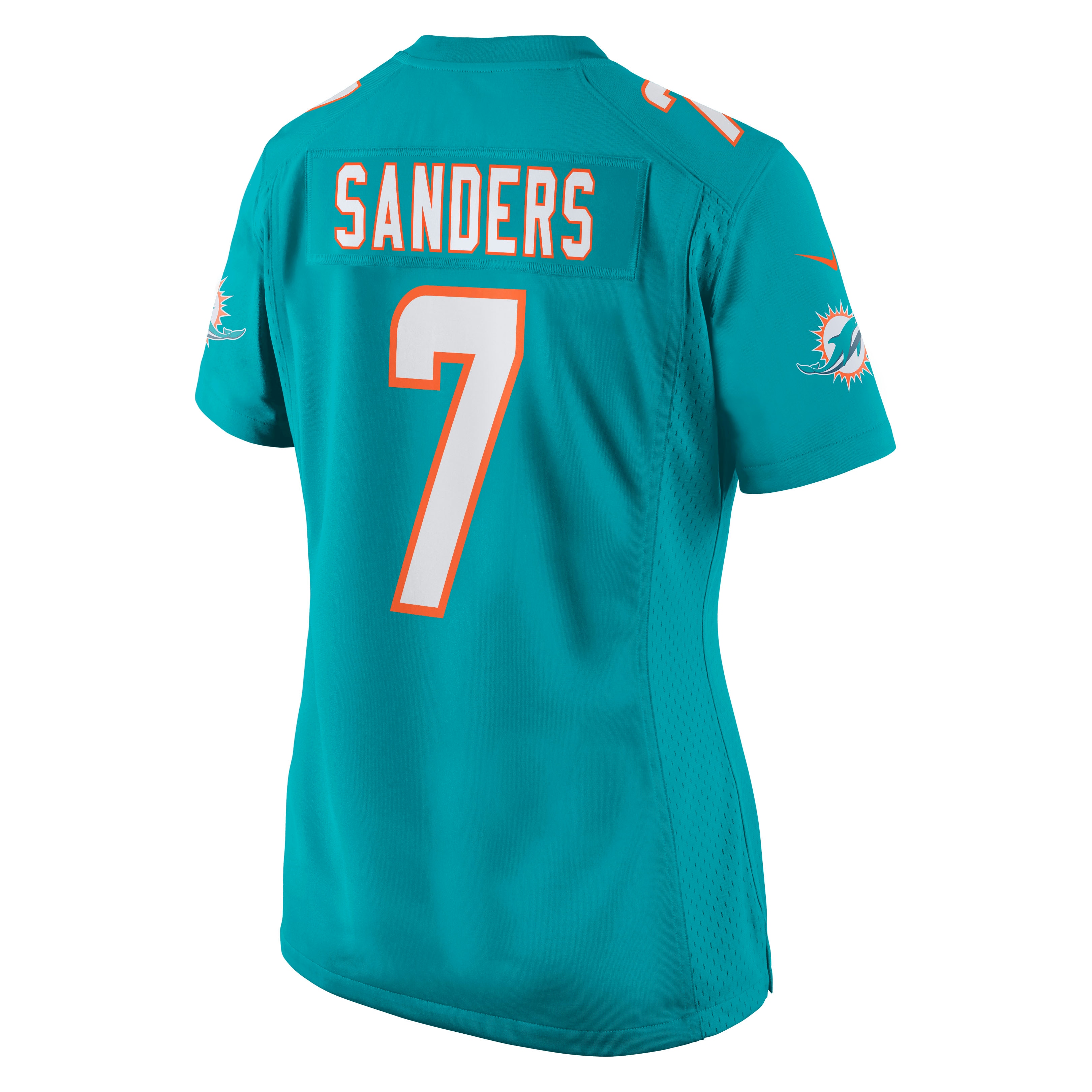 Jason Sanders Miami Dolphins Women's Game Jersey - Aqua