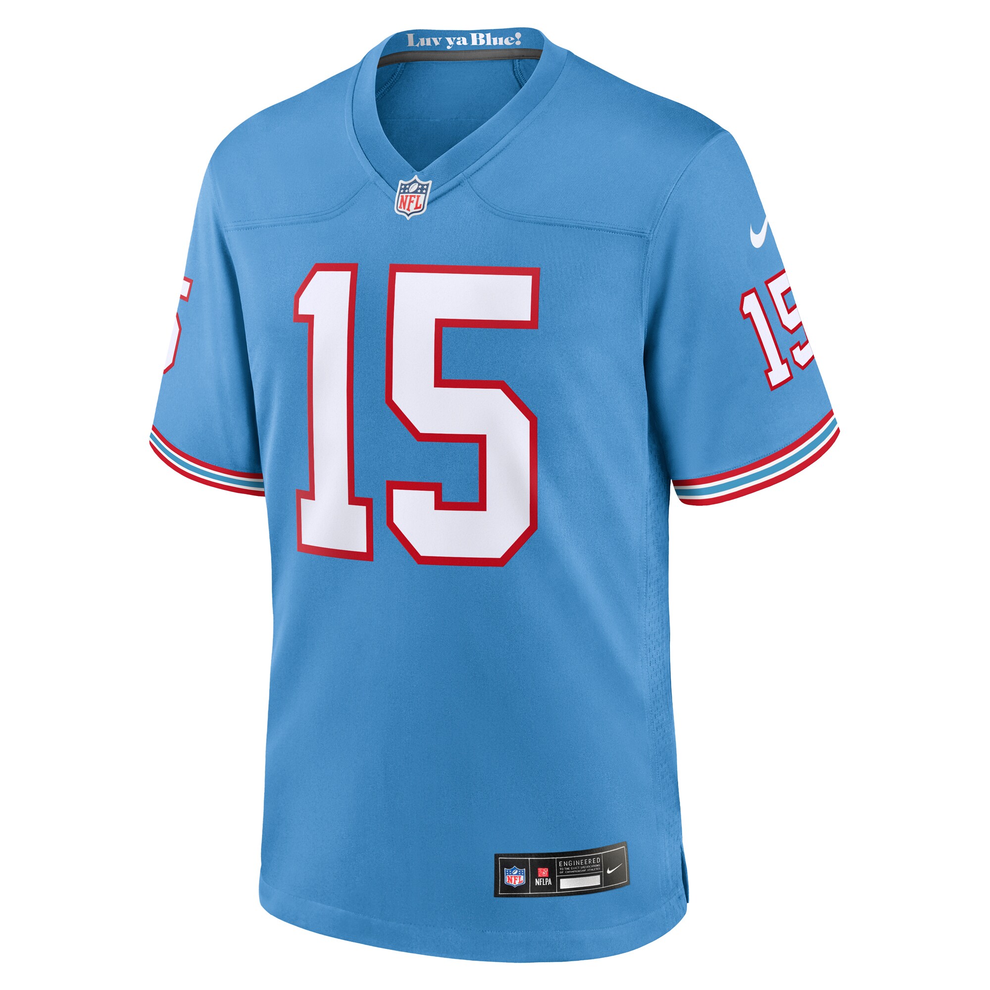 Nick Westbrook-Ikhine Tennessee TitansOilers Throwback Player Game Jersey - Light Blue