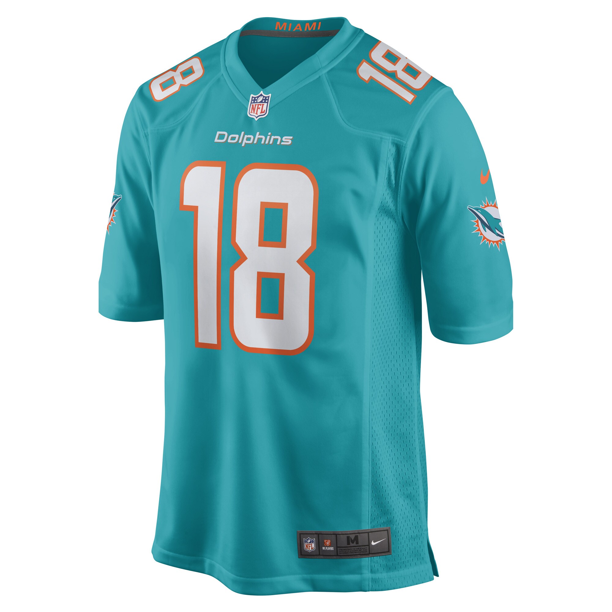 Erik Ezukanma Miami DolphinsGame Player Jersey - Aqua